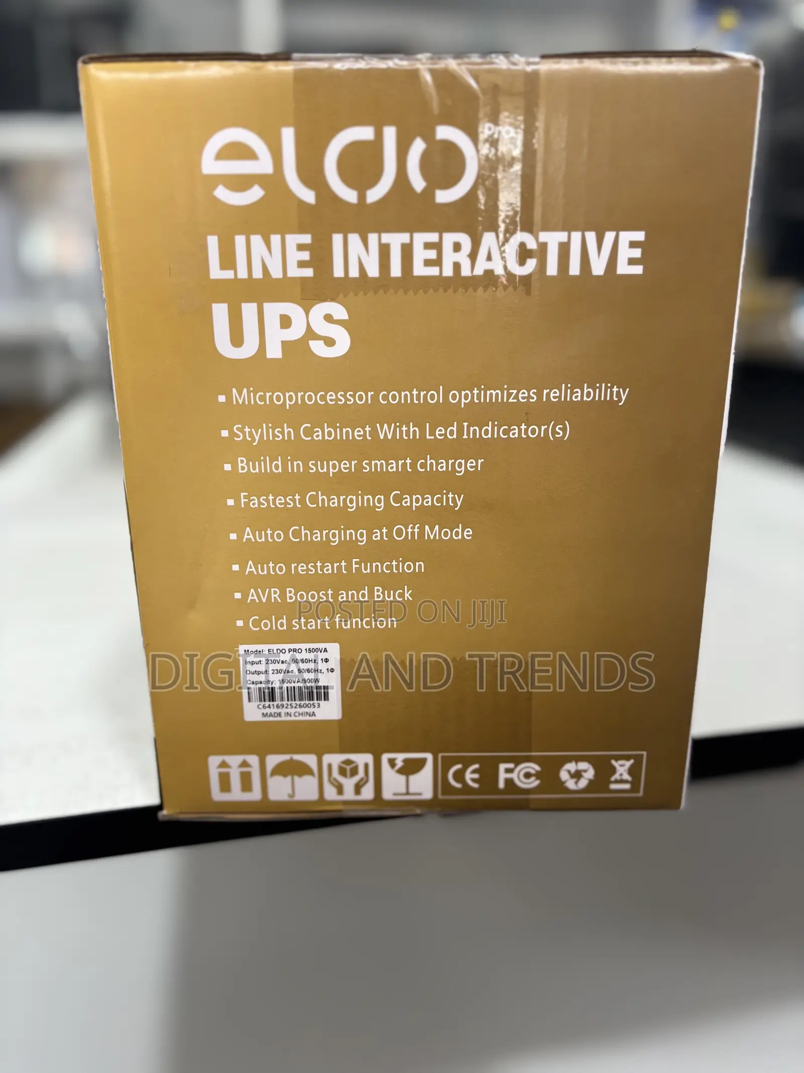 ELDO Pro Line Interactive UPS – 1500VA
