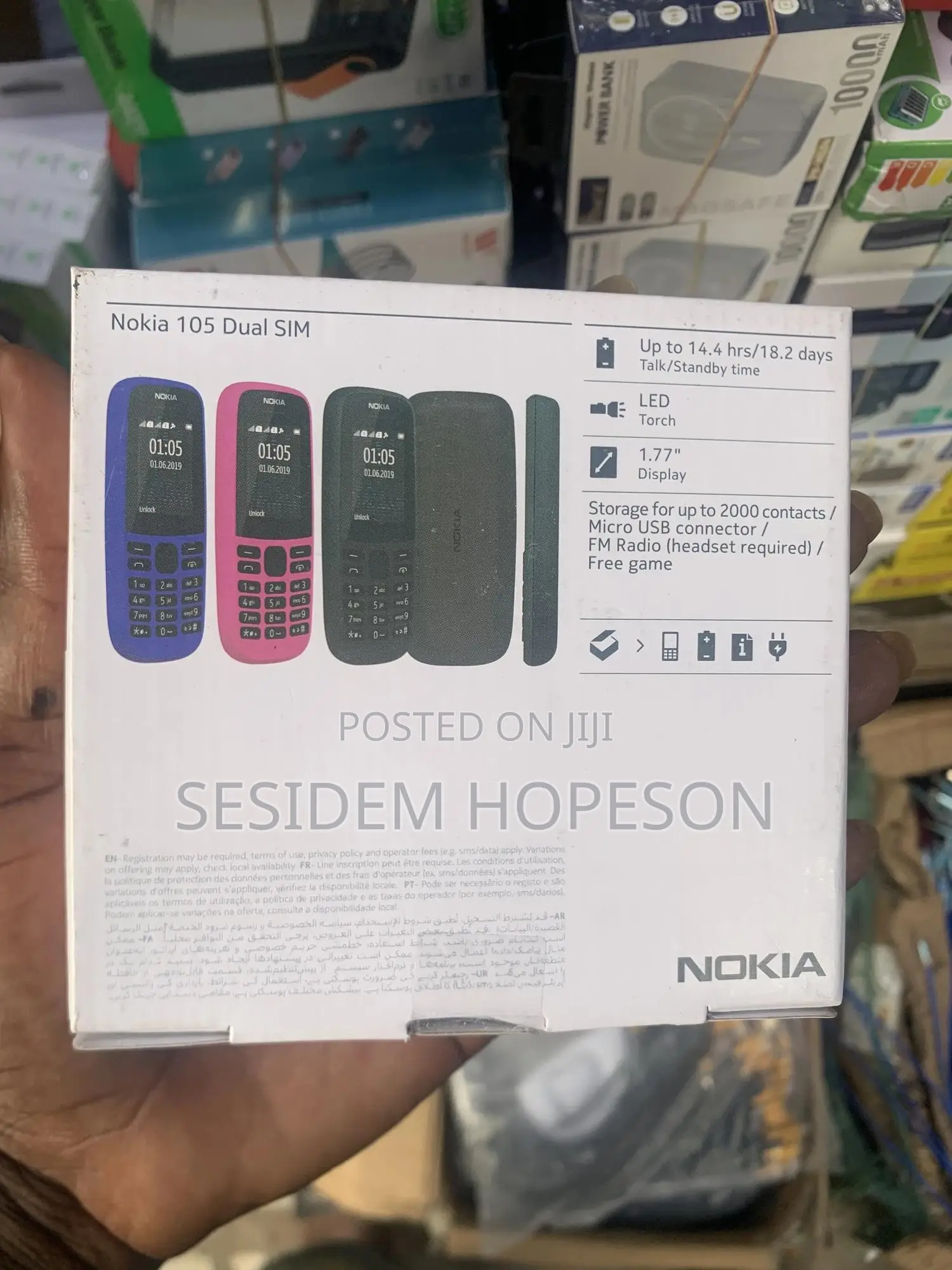 New Nokia 105 Black