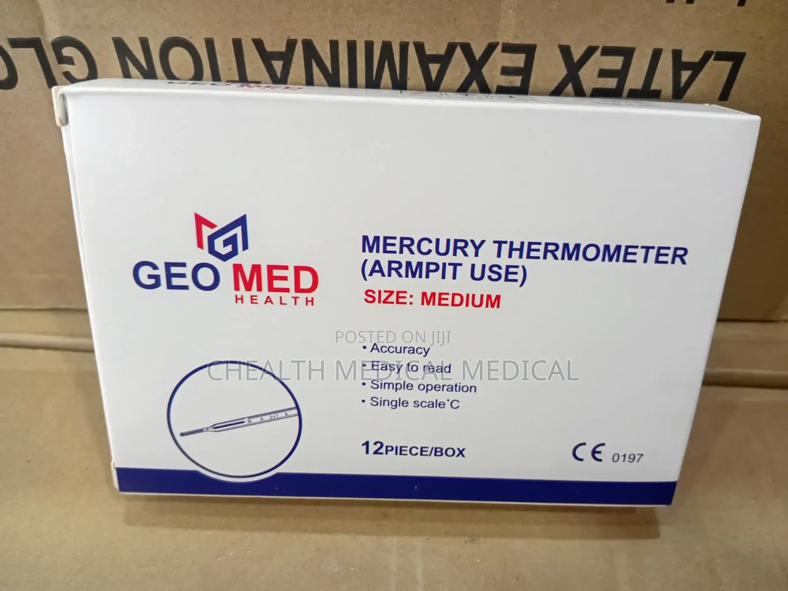 Mercury Thermometer (Armpit Use)
