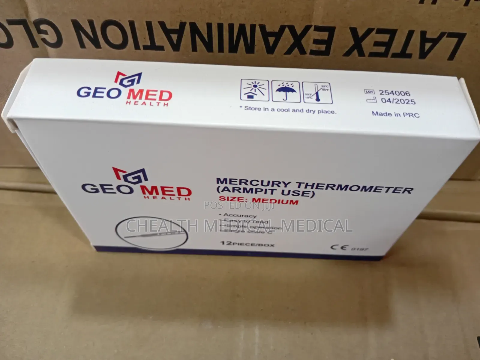 Mercury Thermometer (Armpit Use)