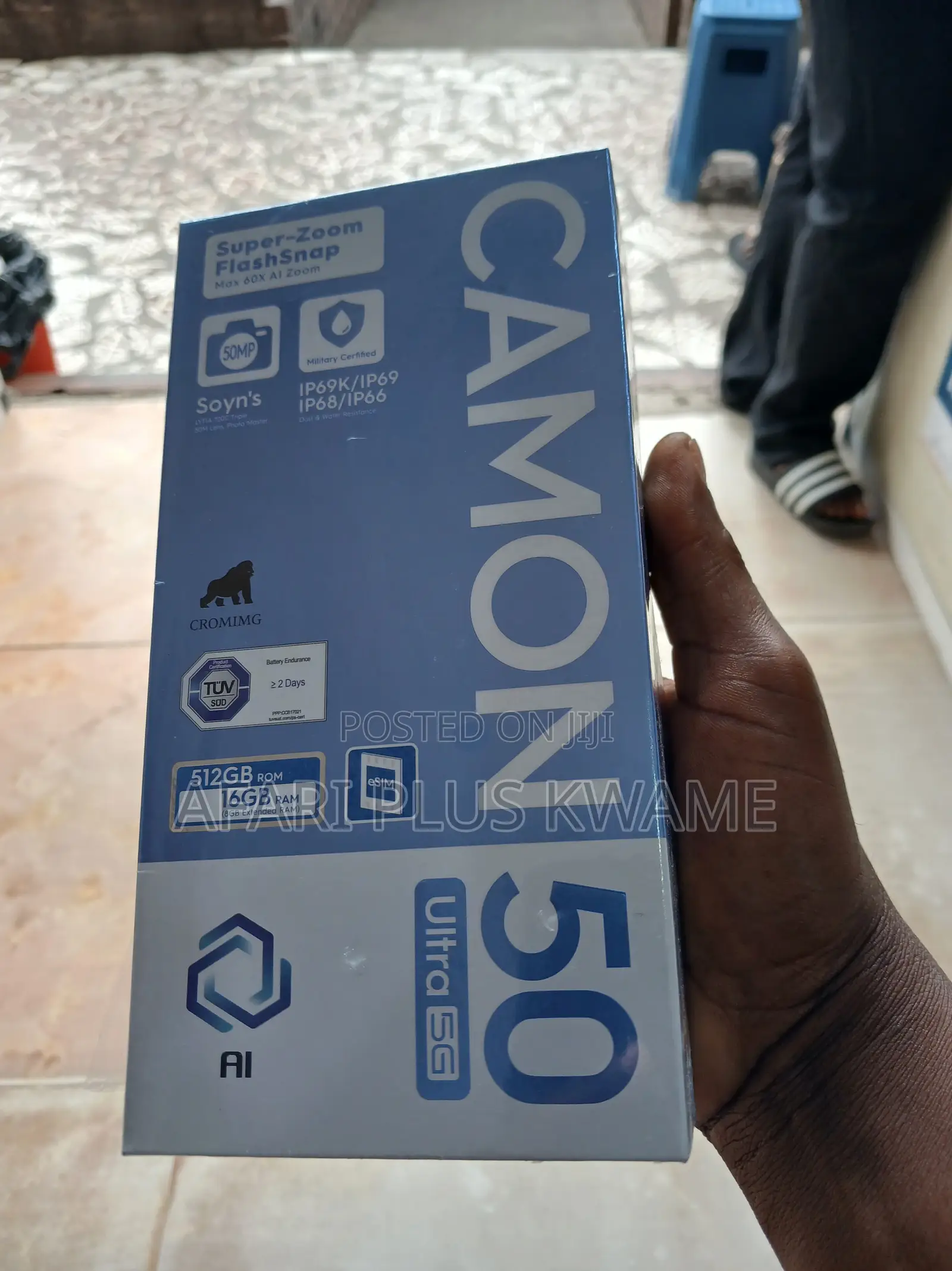 New Tecno Camon 50 Ultra 512 GB Blue