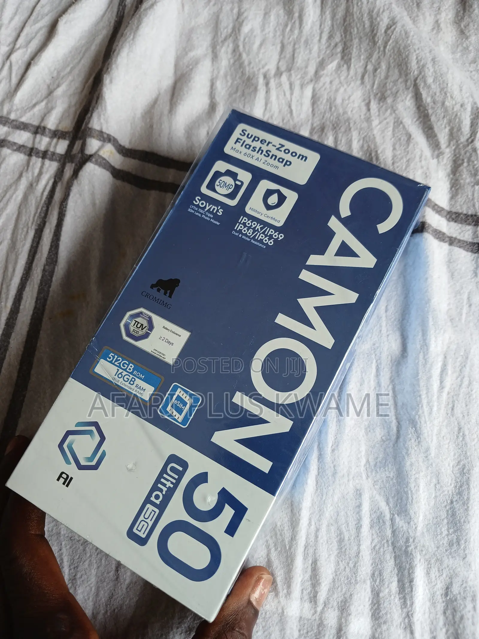 New Tecno Camon 50 Ultra 512 GB Blue