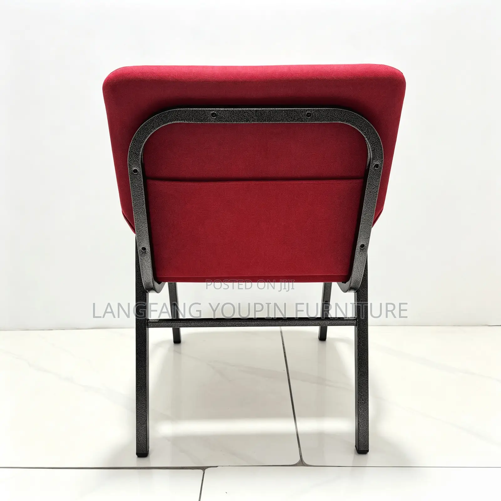 Quality Padded Church Chairs With Armrest Book Pocket for Worship