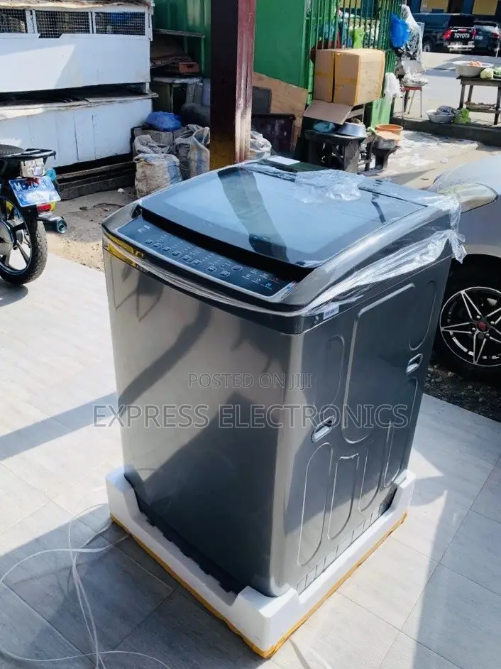 High Quality TCL 18kg F318tlg Top Load Washing Machine Gray