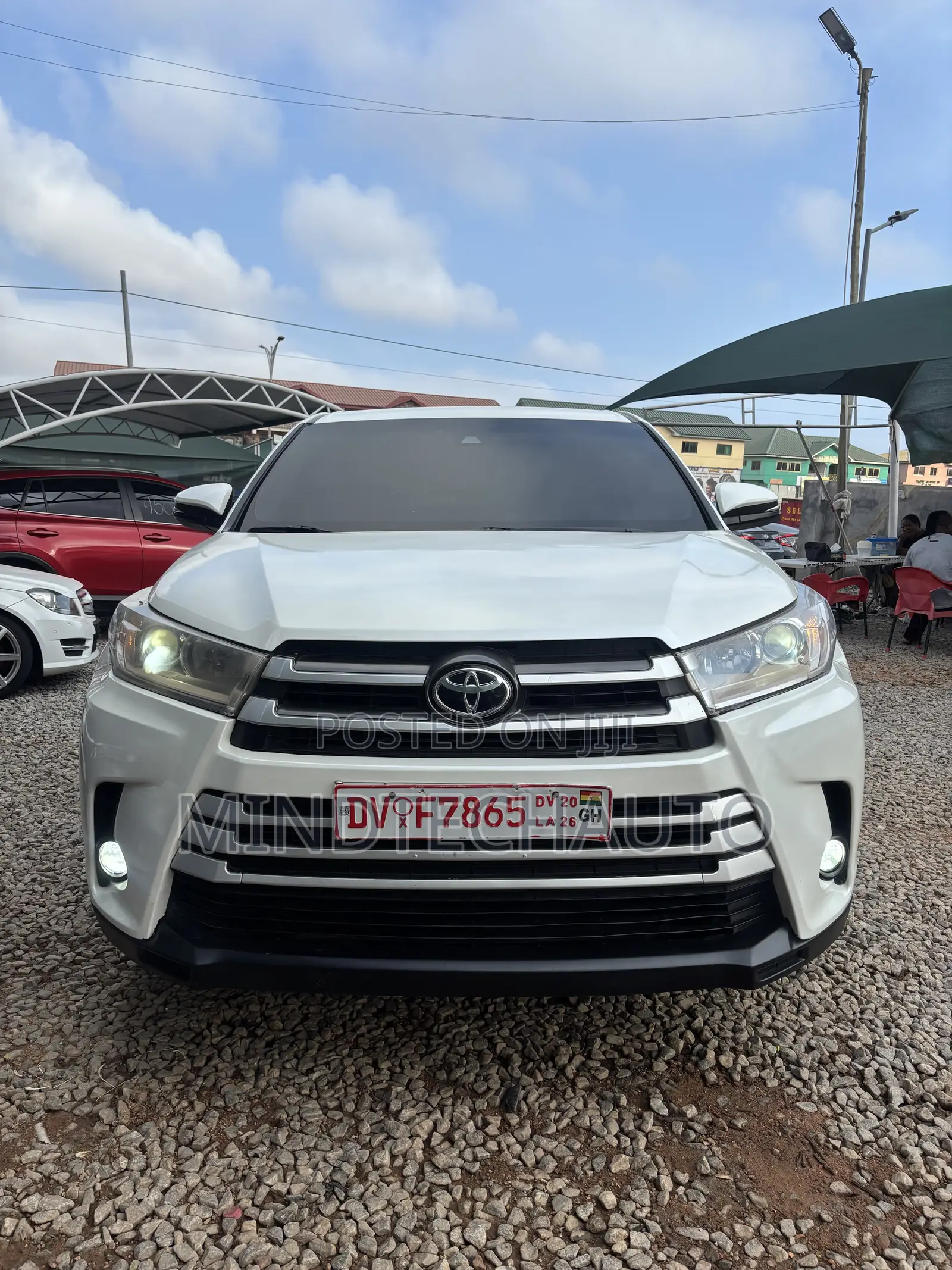 Toyota Highlander Limited 4x2 V6 (3.5L 6cyl 8A) 2018 White