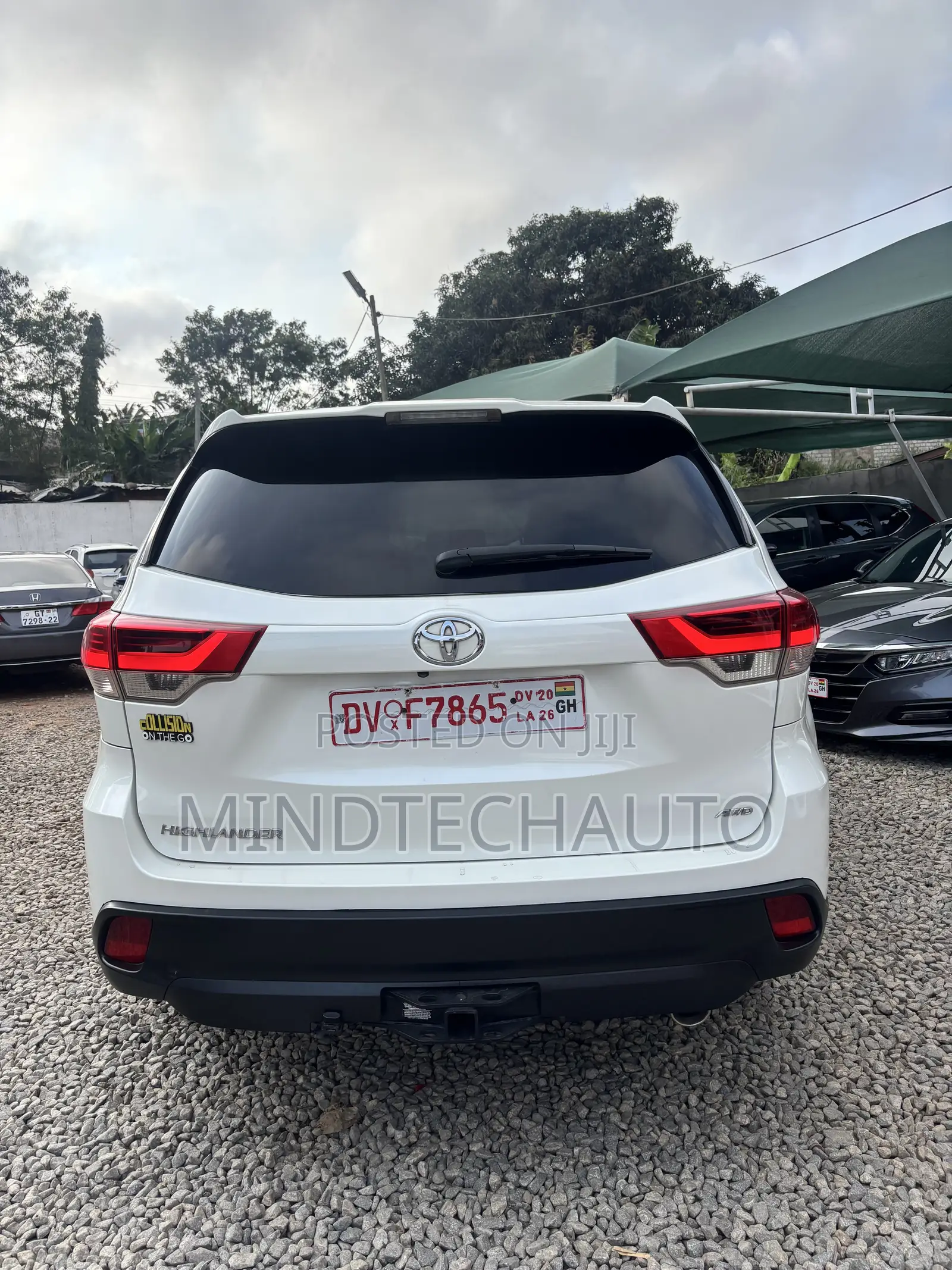 Toyota Highlander Limited 4x2 V6 (3.5L 6cyl 8A) 2018 White