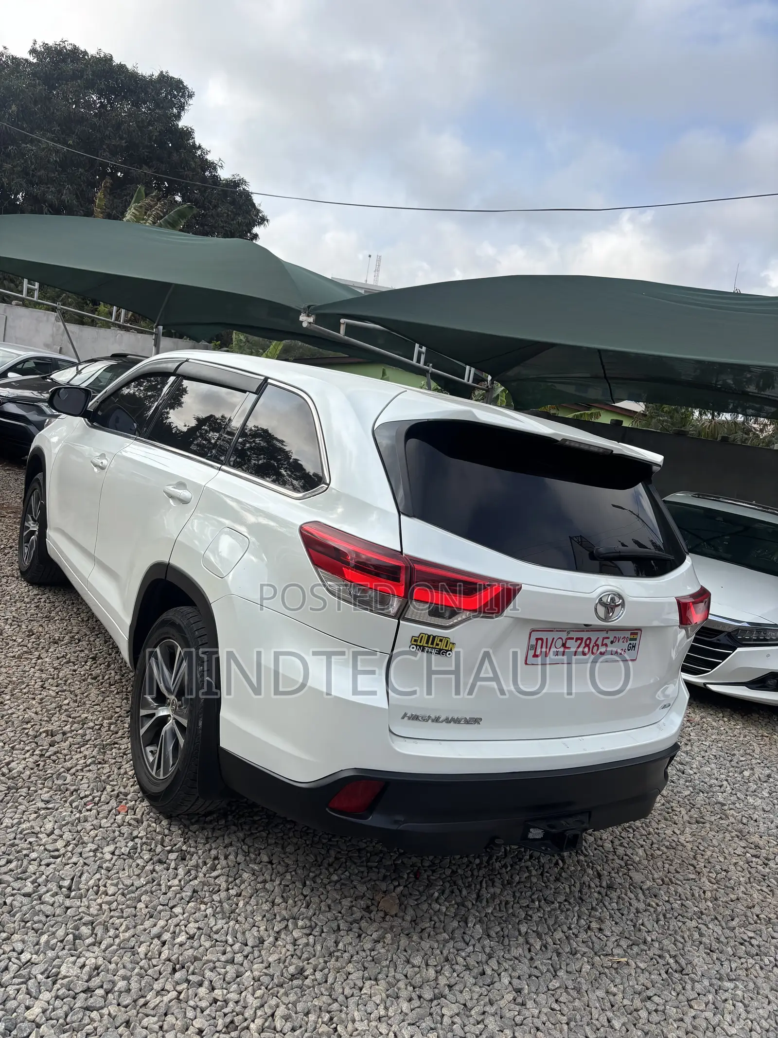 Toyota Highlander Limited 4x2 V6 (3.5L 6cyl 8A) 2018 White