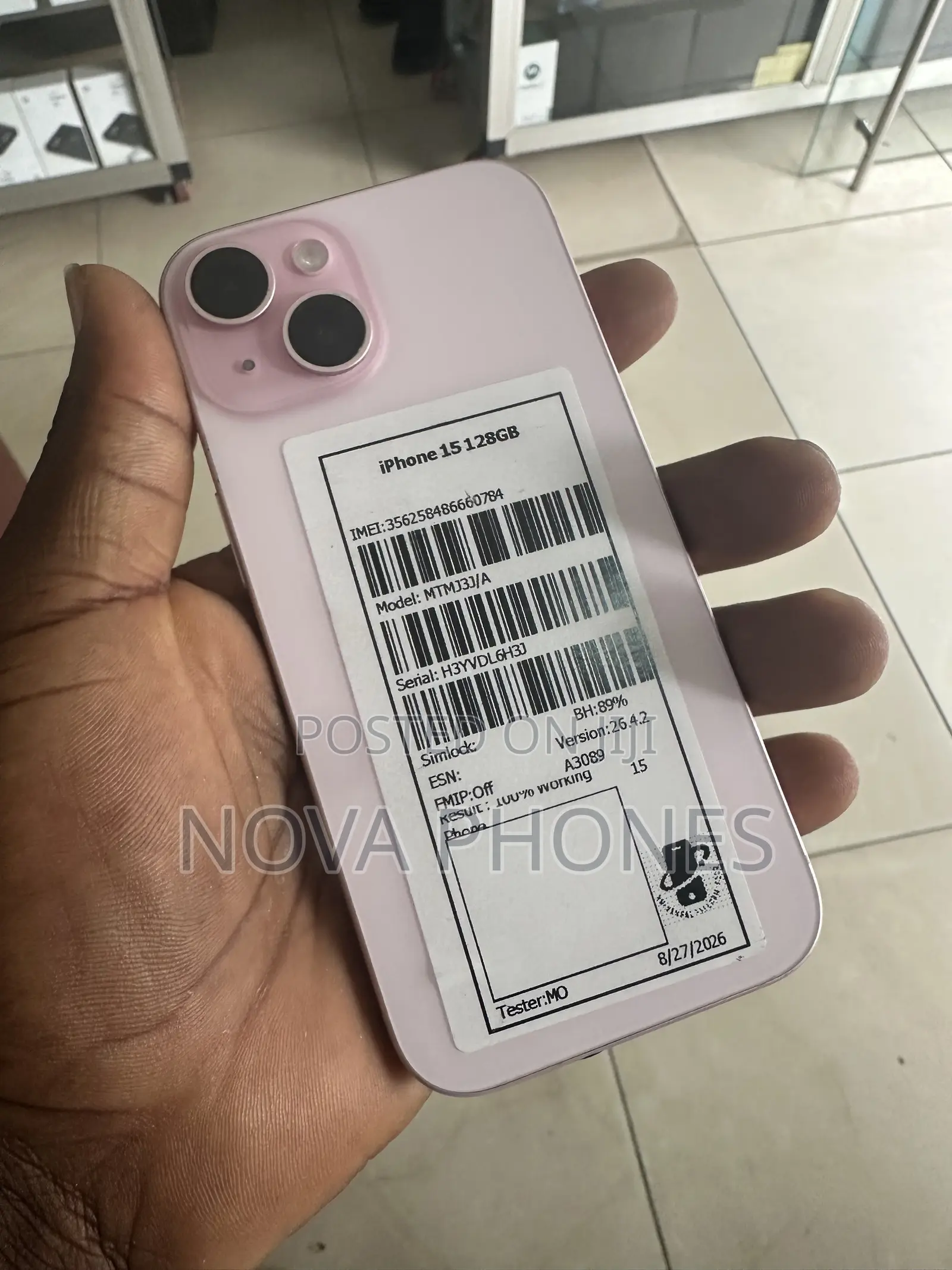 Apple iPhone 15 128 GB Pink
