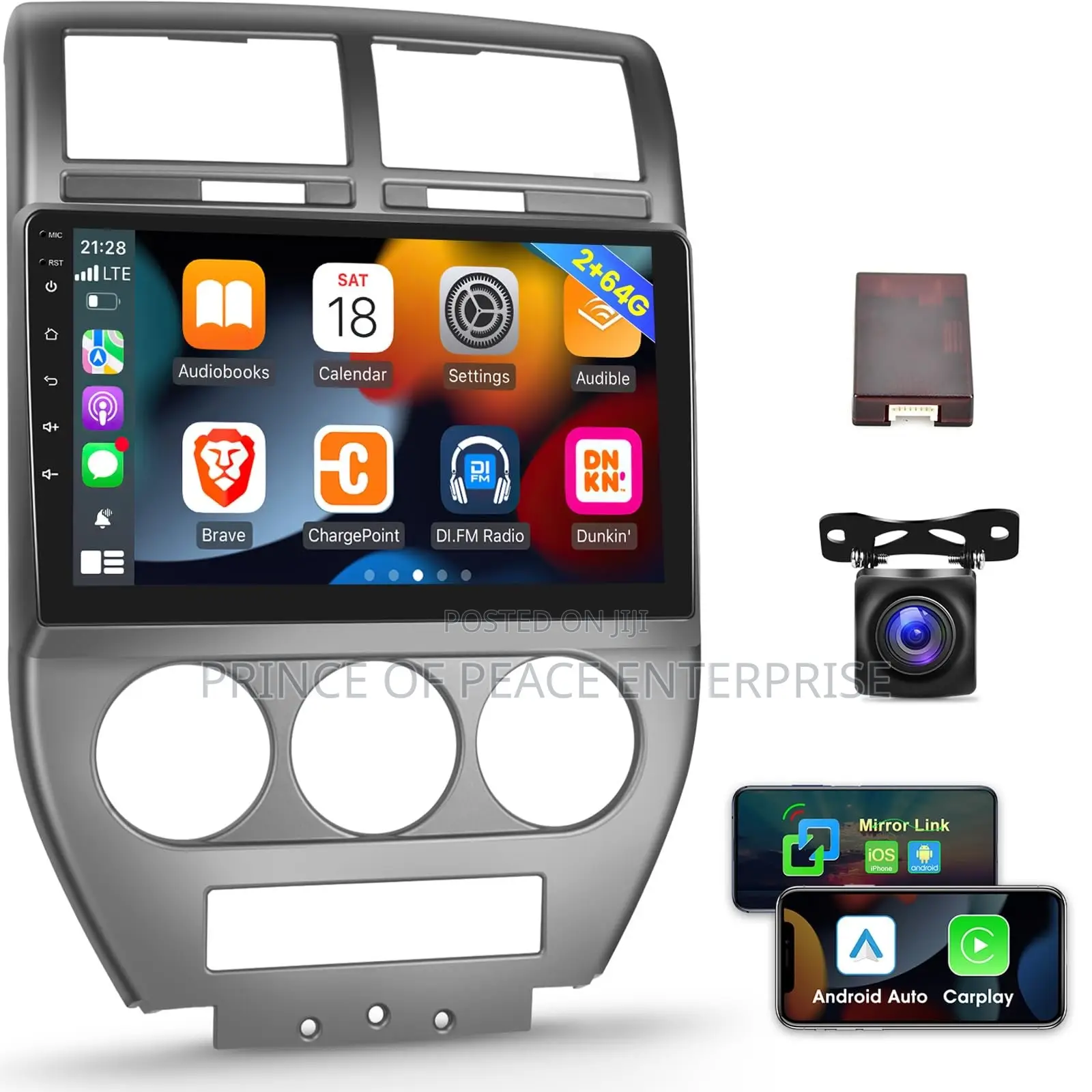 Jeep Compass 2007 2008 2009 Android Screen