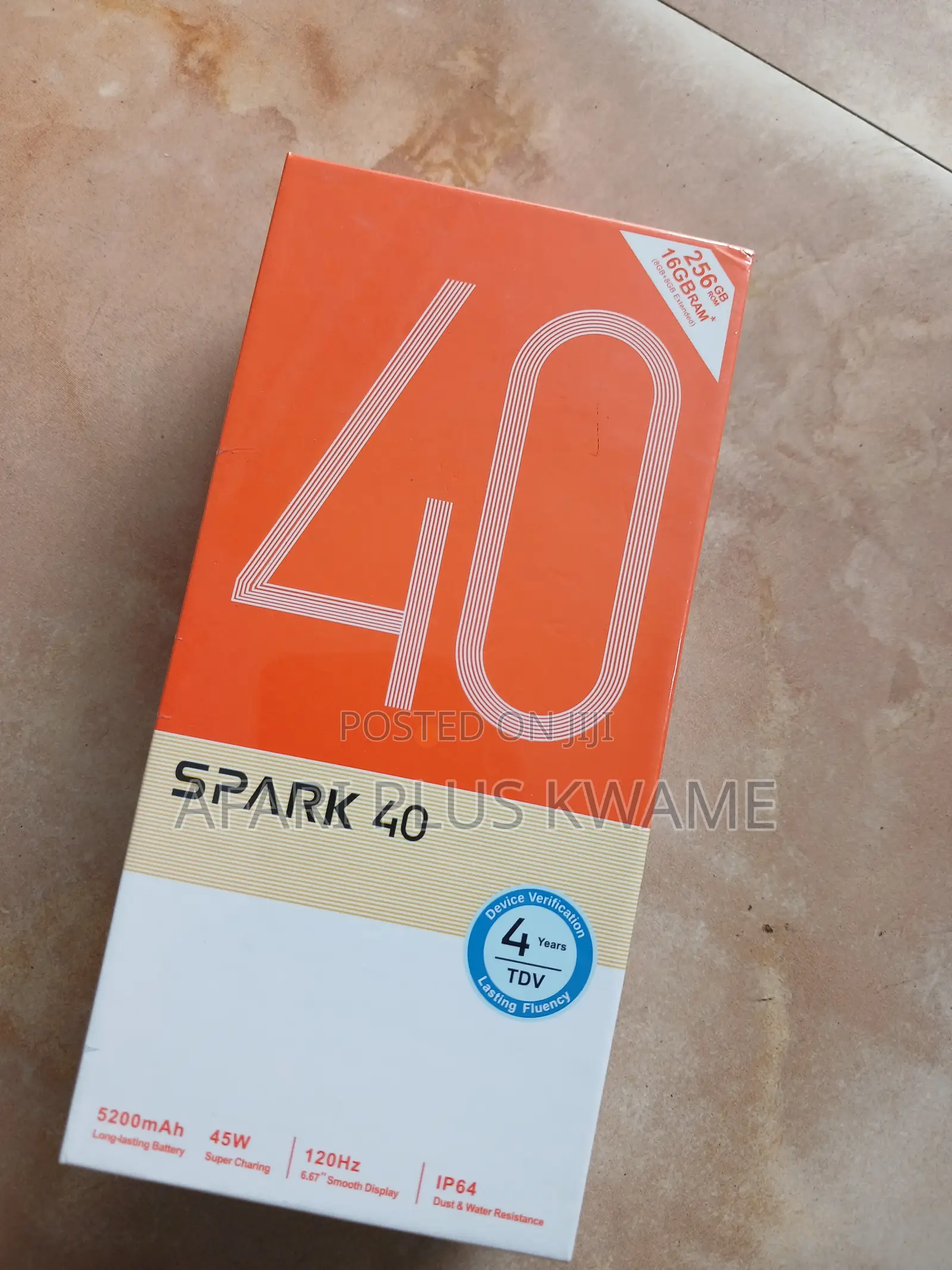 New Tecno Spark 40 256 GB Silver