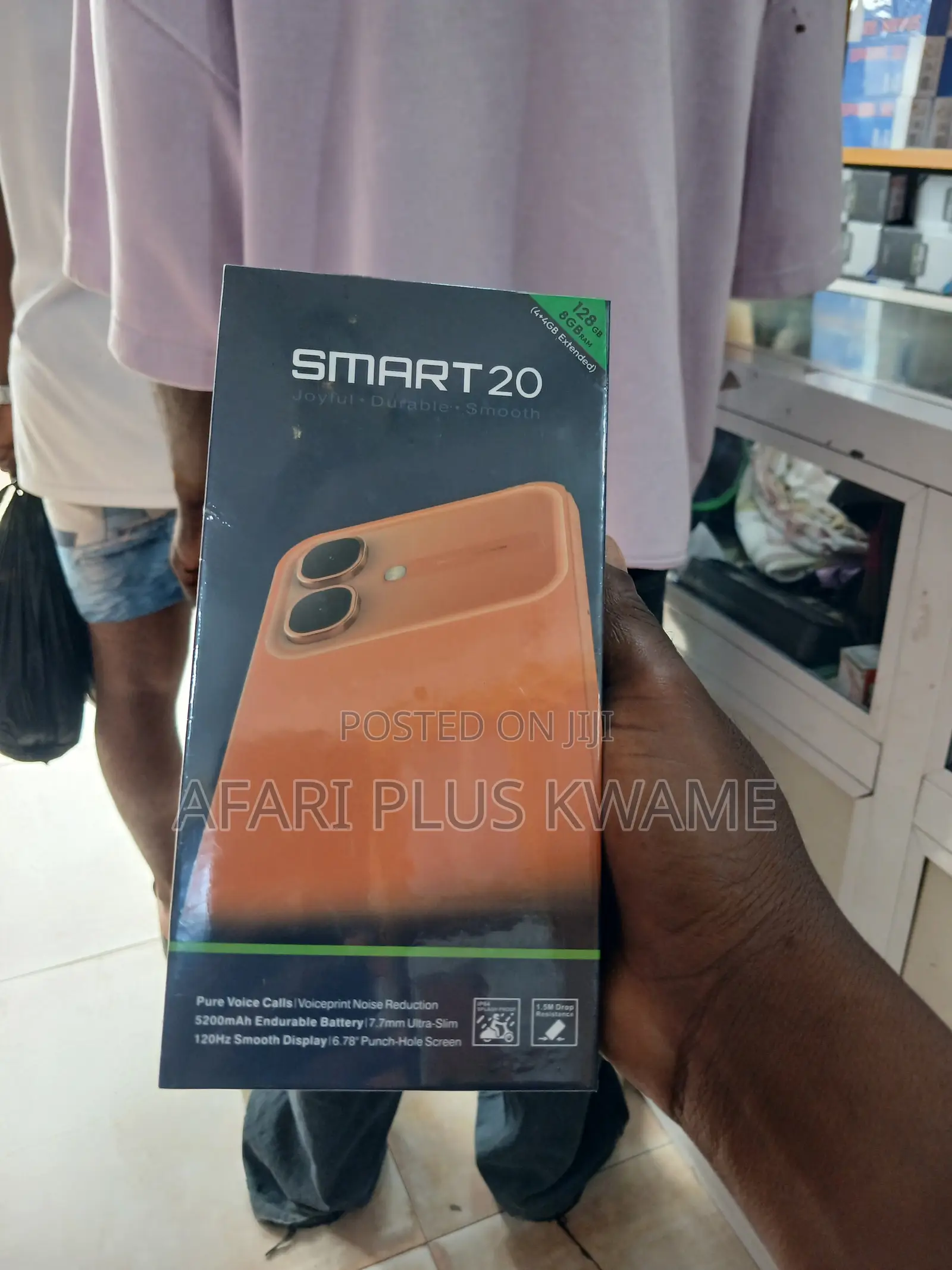 New Infinix Smart 20 128 GB Black