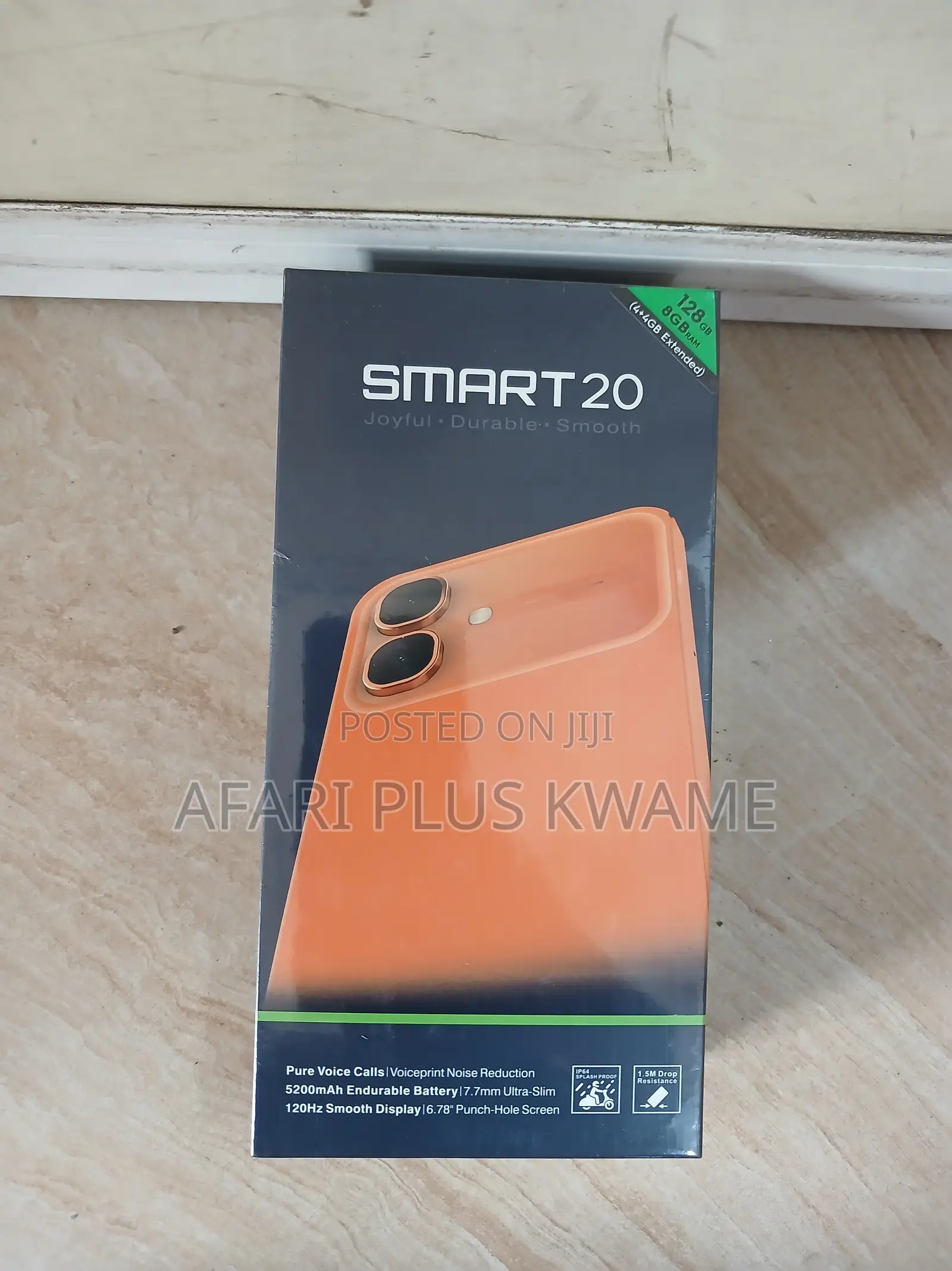 New Infinix Smart 20 128 GB Black