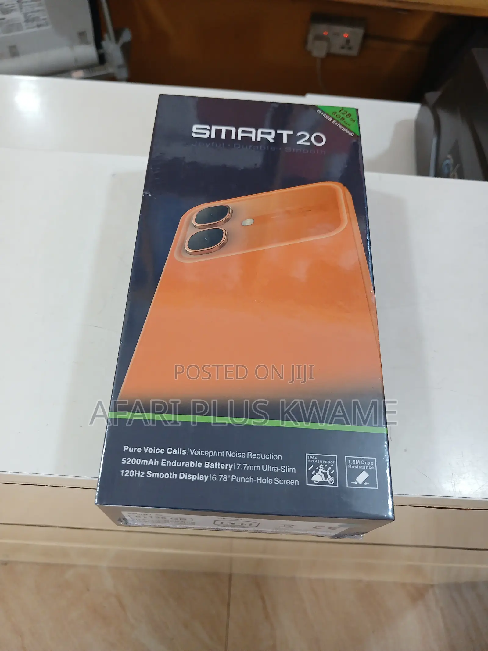 New Infinix Smart 20 128 GB Black