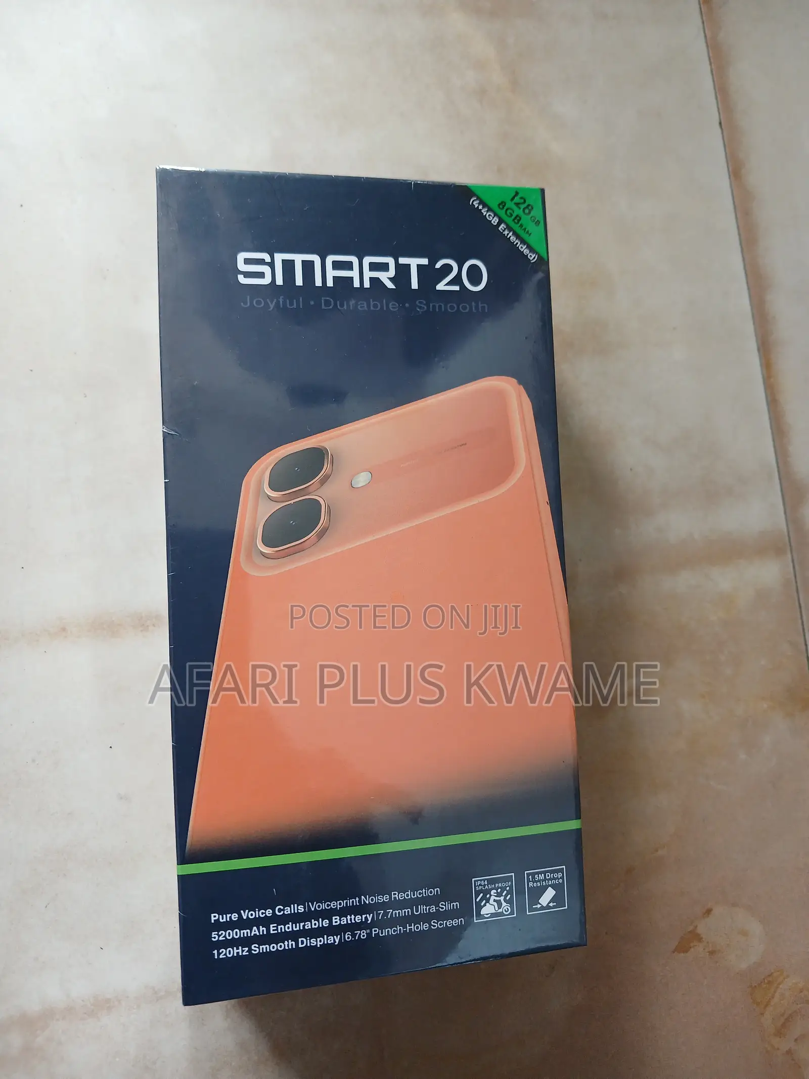New Infinix Smart 20 128 GB Black