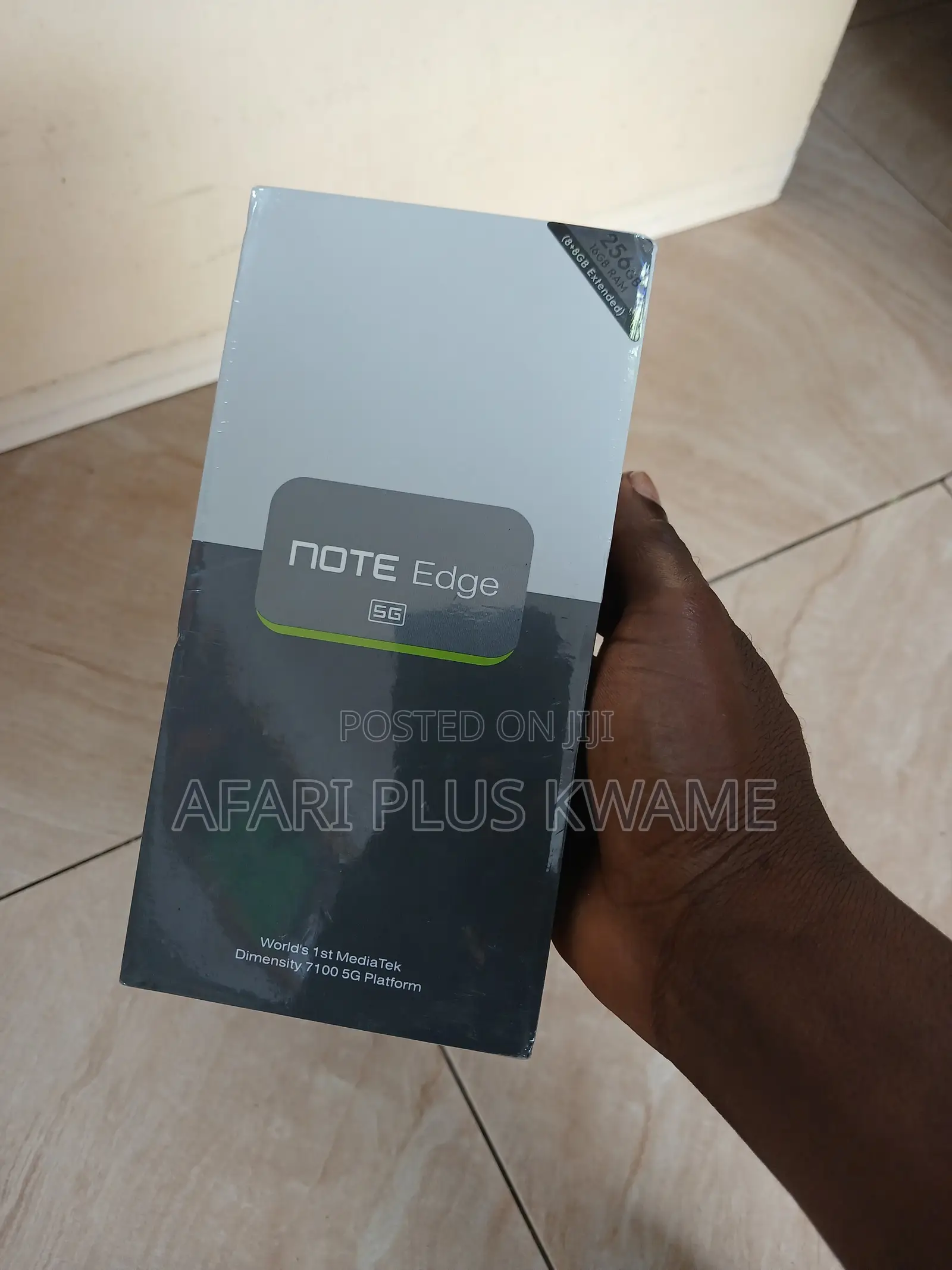 New Infinix Note Edge 256 GB Gray