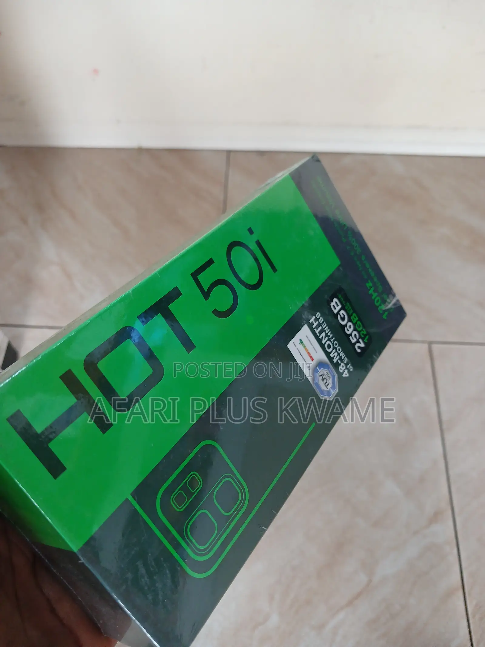 New Infinix Hot 50i 256 GB Black