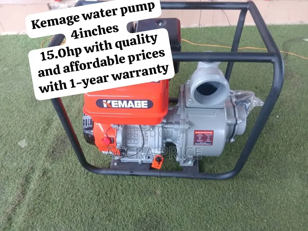 Brand New Kemage Water Pump – Powerful Petrol Engine for Irrigation