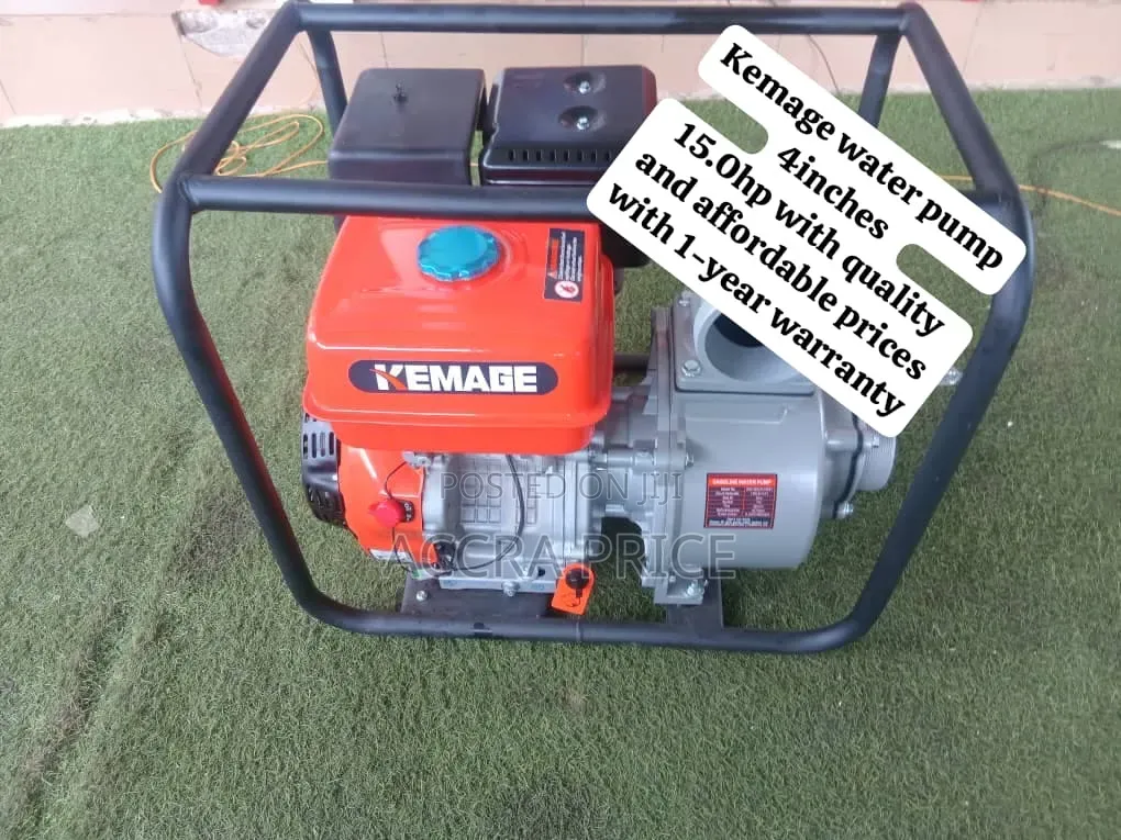 Brand New Kemage Water Pump – Powerful Petrol Engine for Irrigation