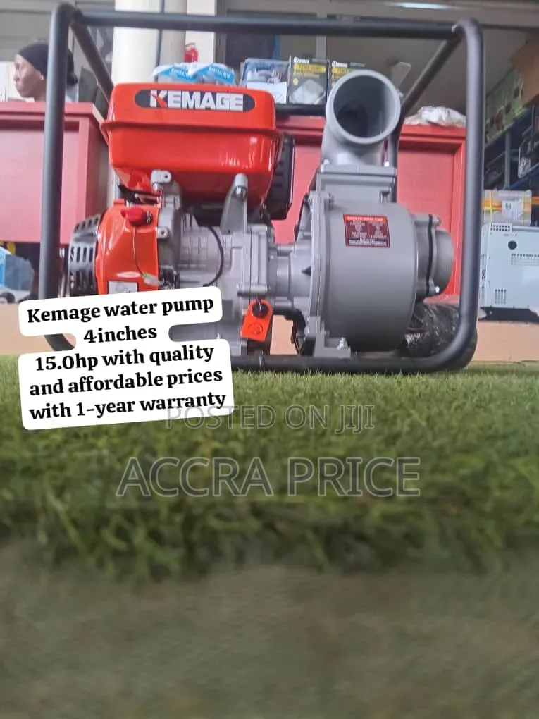Kemage Petrol Powered Water Pump – Ideal for Irrigation, Drainage