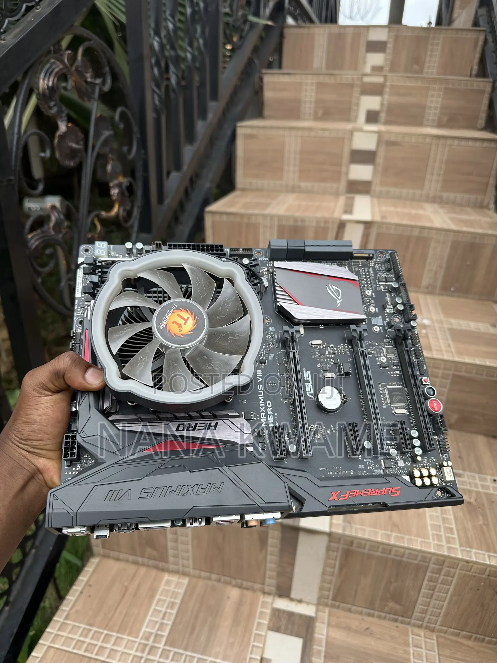 ASUS Maximus VIII Hero+ I7 Cpu+ Thermaltake RGB CPU Cooler