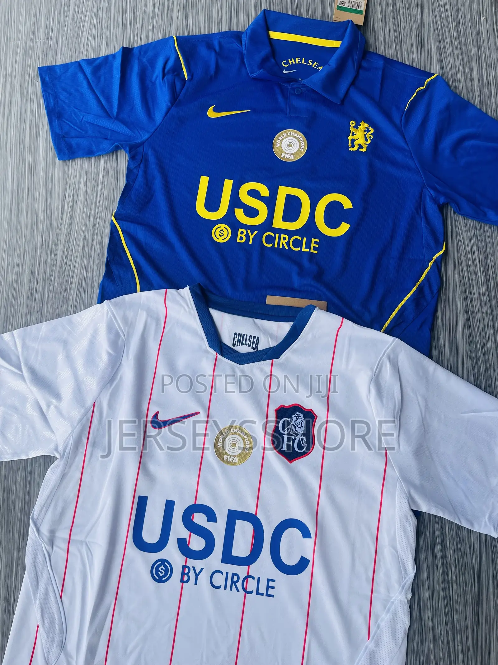 Chelsea Home and 3rd Kits Jersey Jersey With Sponsorship Logo