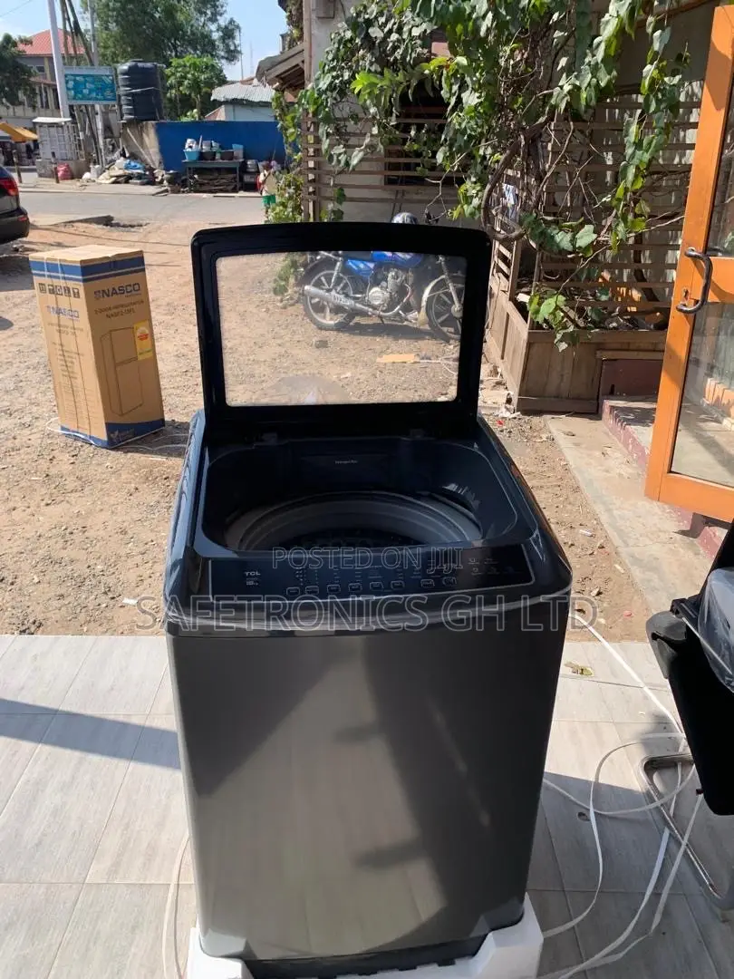 Highly Recommended (Dark-Grey) 18kg TCL TopLoad < WashingMachine
