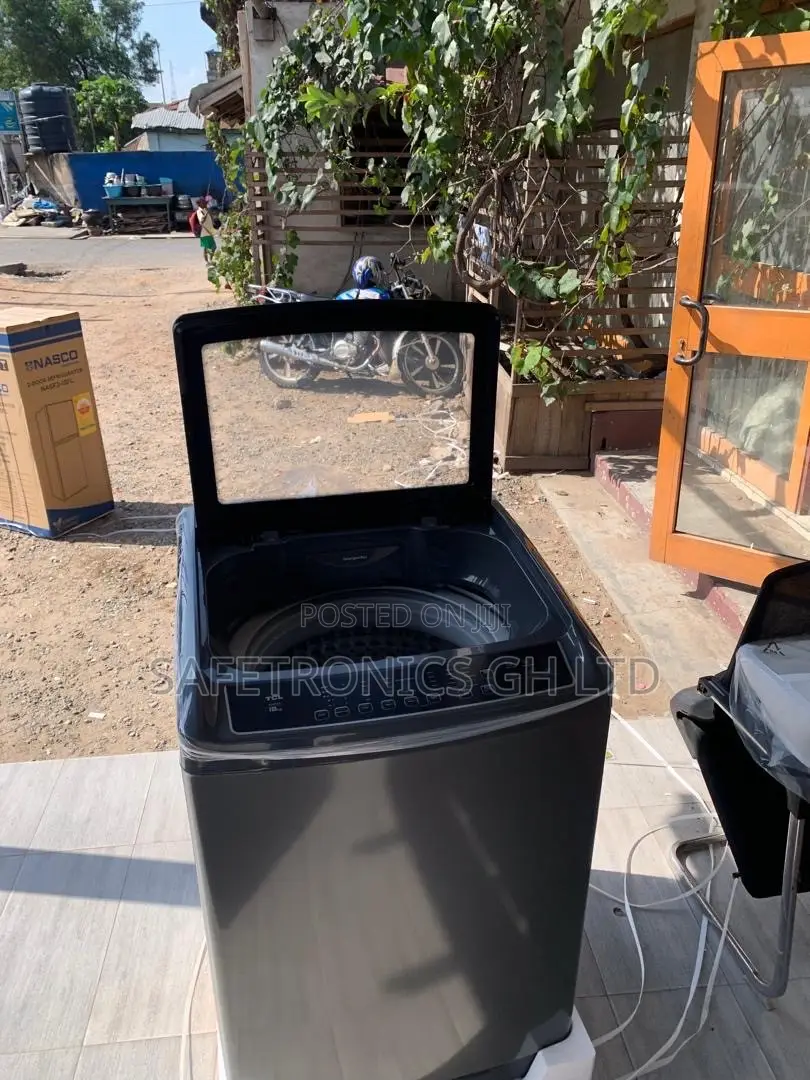 Highly Recommended (Dark-Grey) 18kg TCL TopLoad < WashingMachine