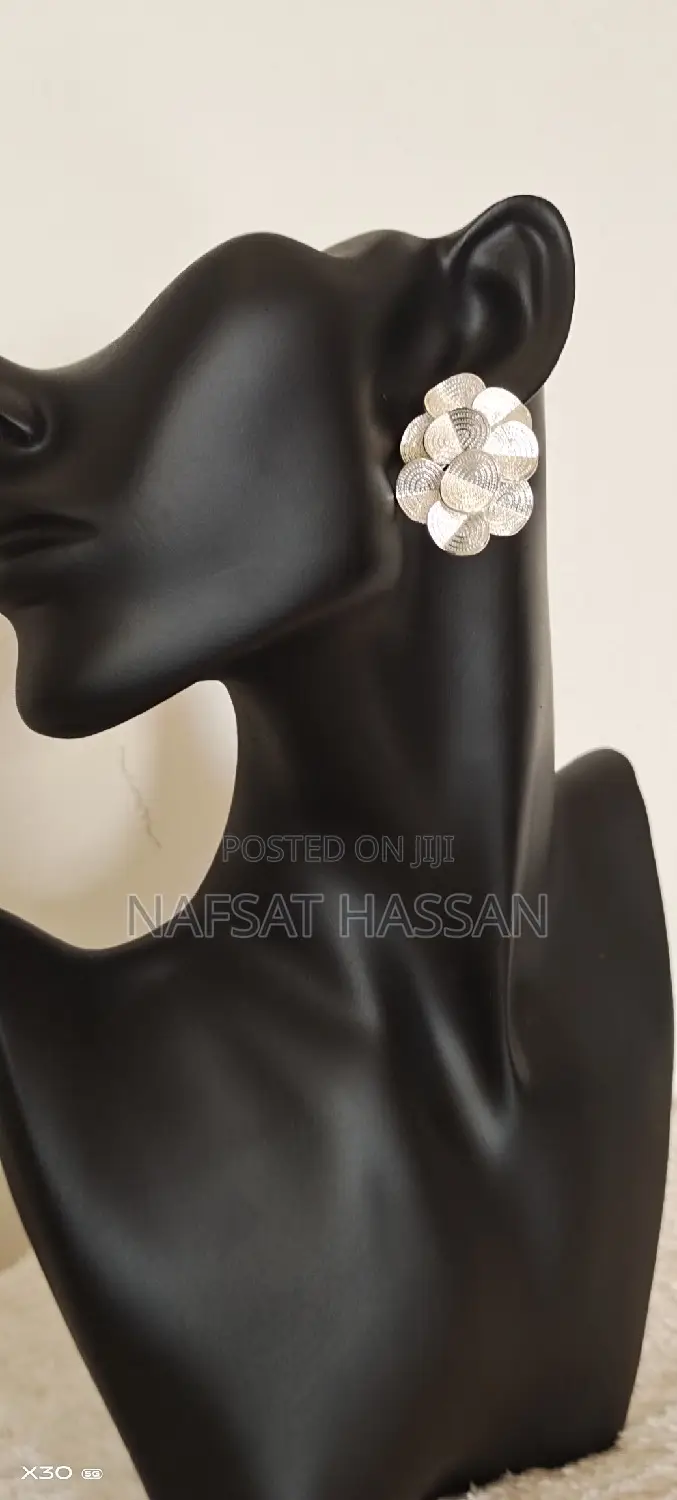 Frosted Flower Luxury Earrings