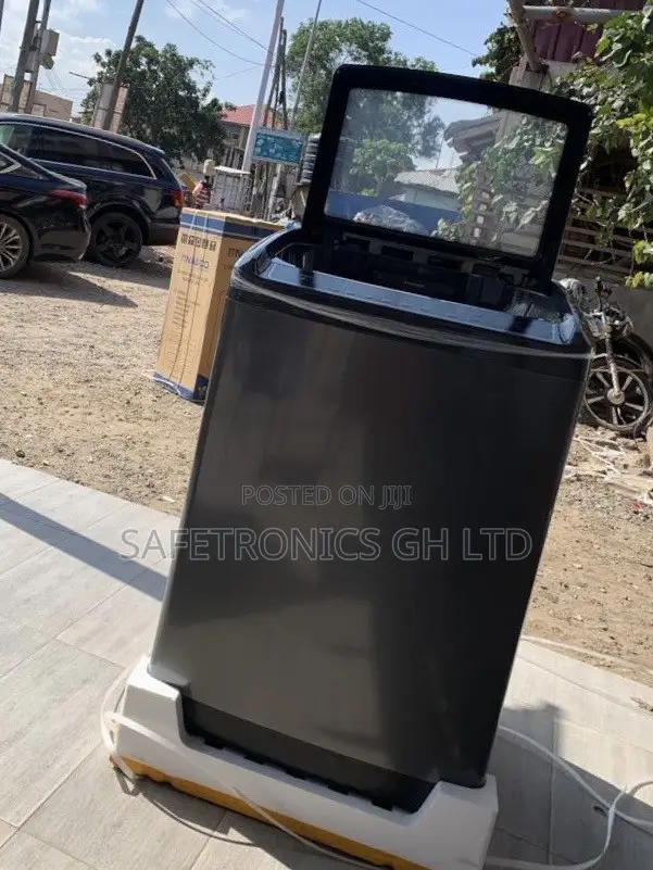 Get Amazing Deal on (Dark-Gery) TCL 18kg WashingMachine Air Spin