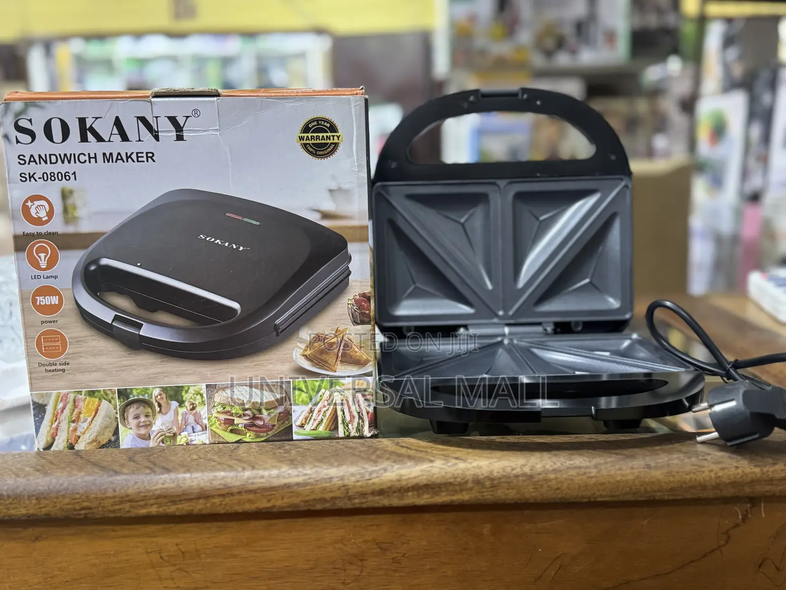 Sokany Sandwich Maker (2 Slice)
