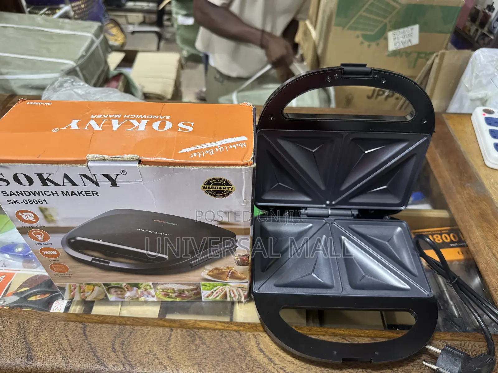 Sokany Sandwich Maker (2 Slice)