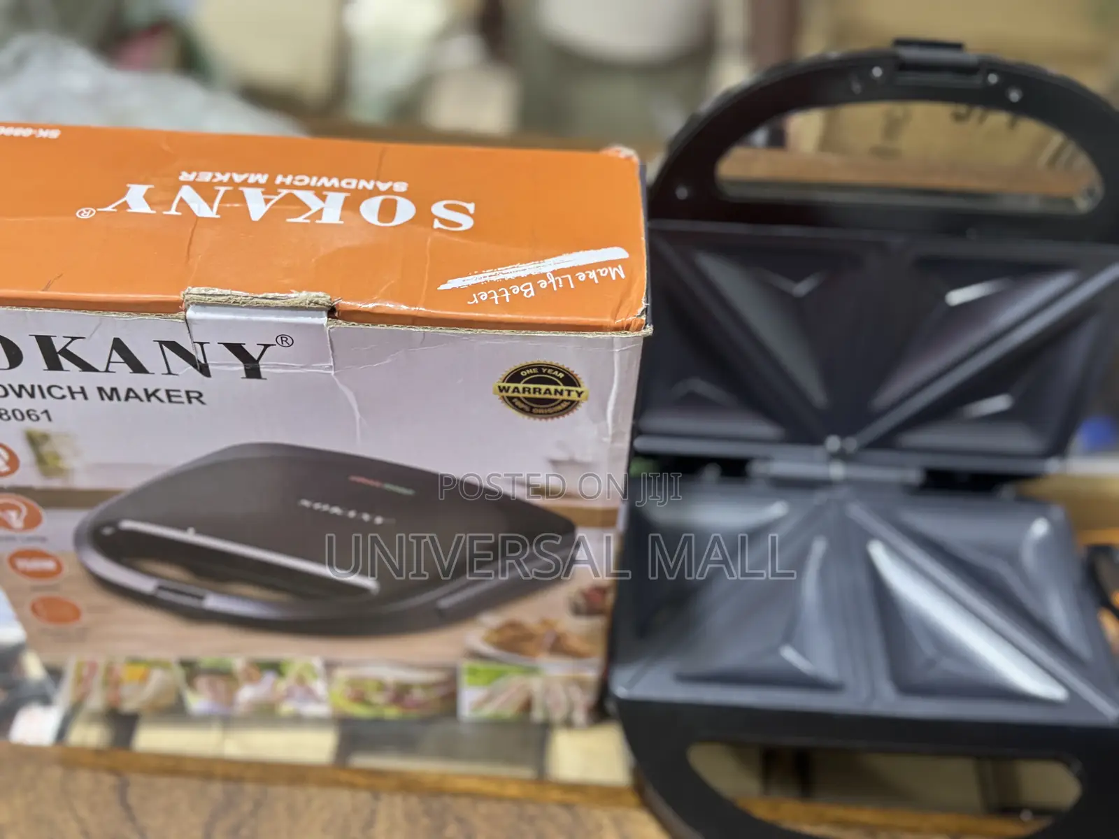 Sokany Sandwich Maker (2 Slice)