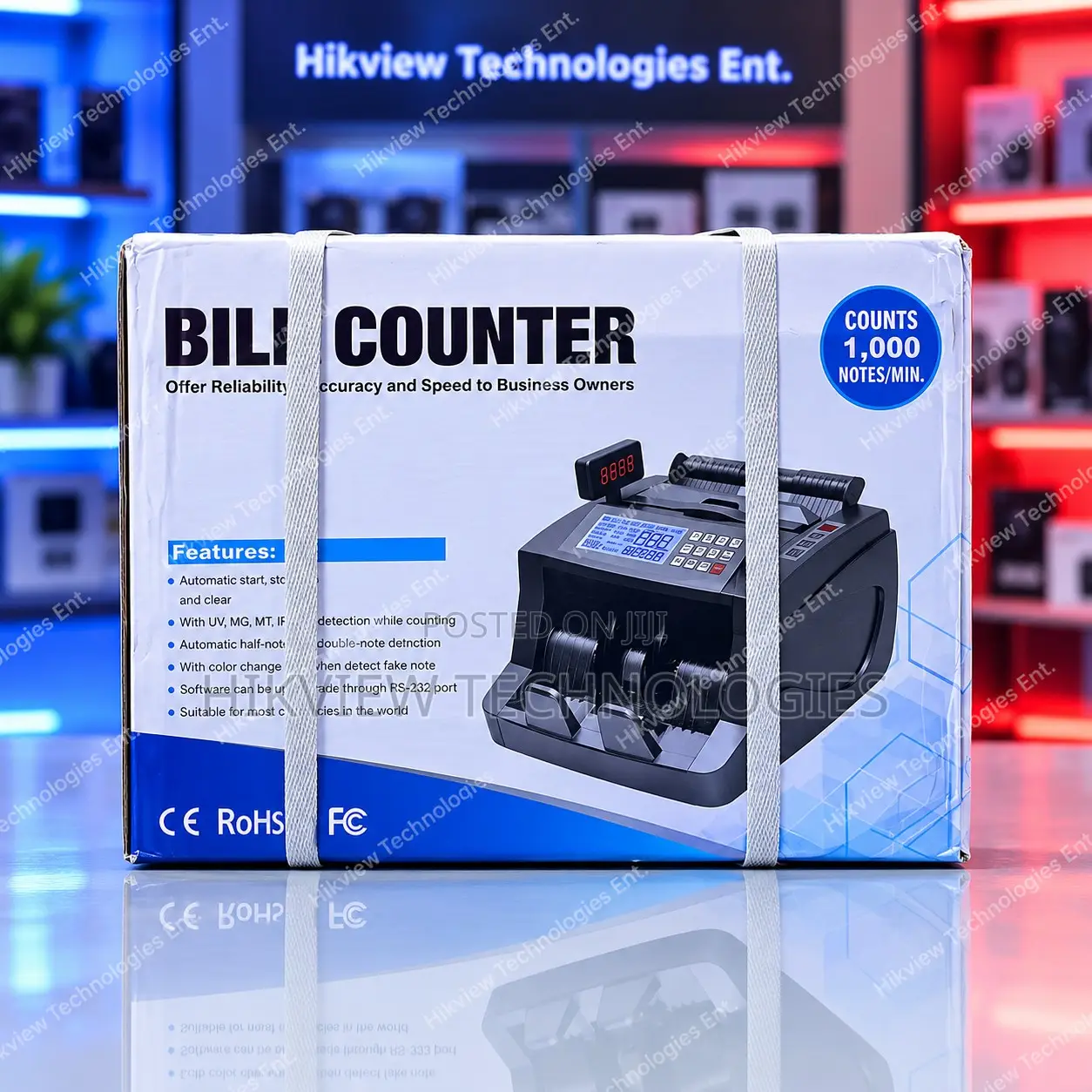 Money Counting Machine Al-5500t With TFT Display
