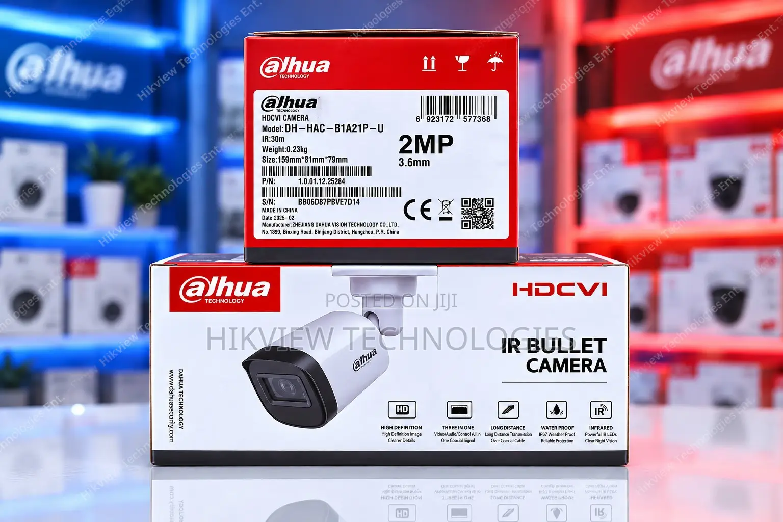 Dahua Hac-B1a21-U 2mp Ir Hdcvi Fixed-Focal Bullet Camera