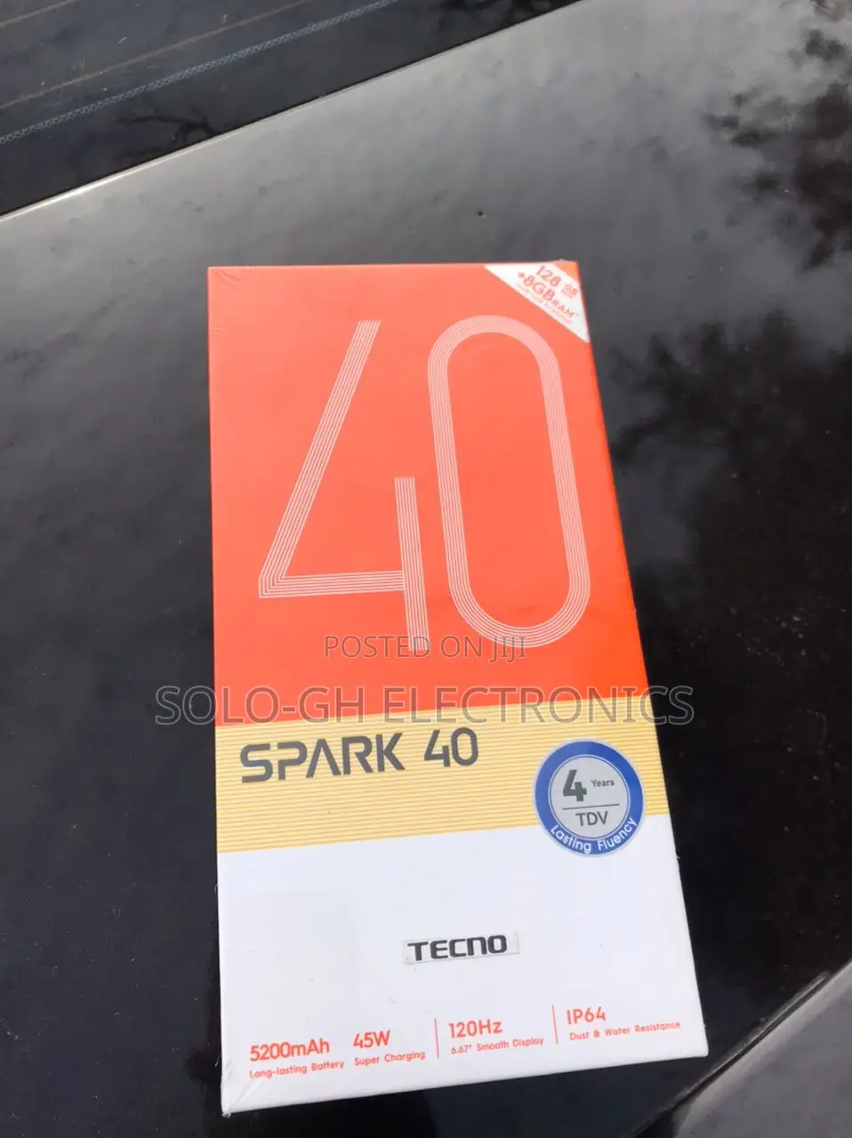 New Tecno Spark 40 256 GB Black