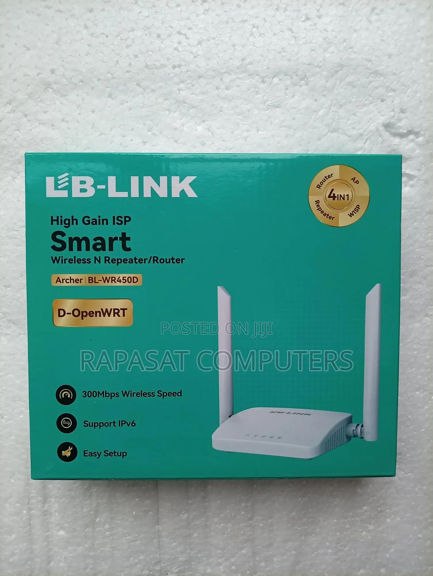 Lblink 300mbps Wireless Repeater/Router Bl-Wr450d