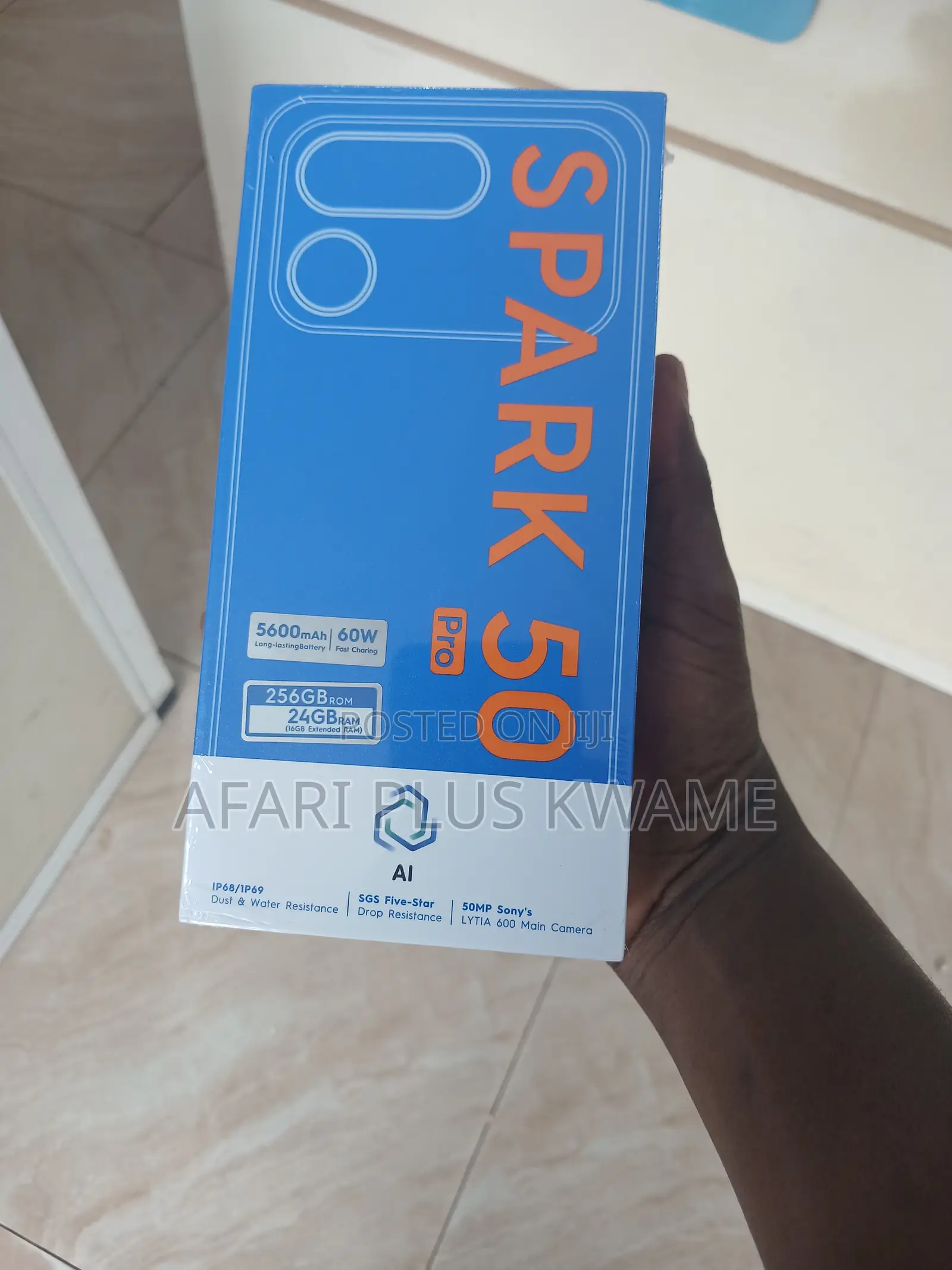 New Tecno Spark 50 Pro 256 GB Black