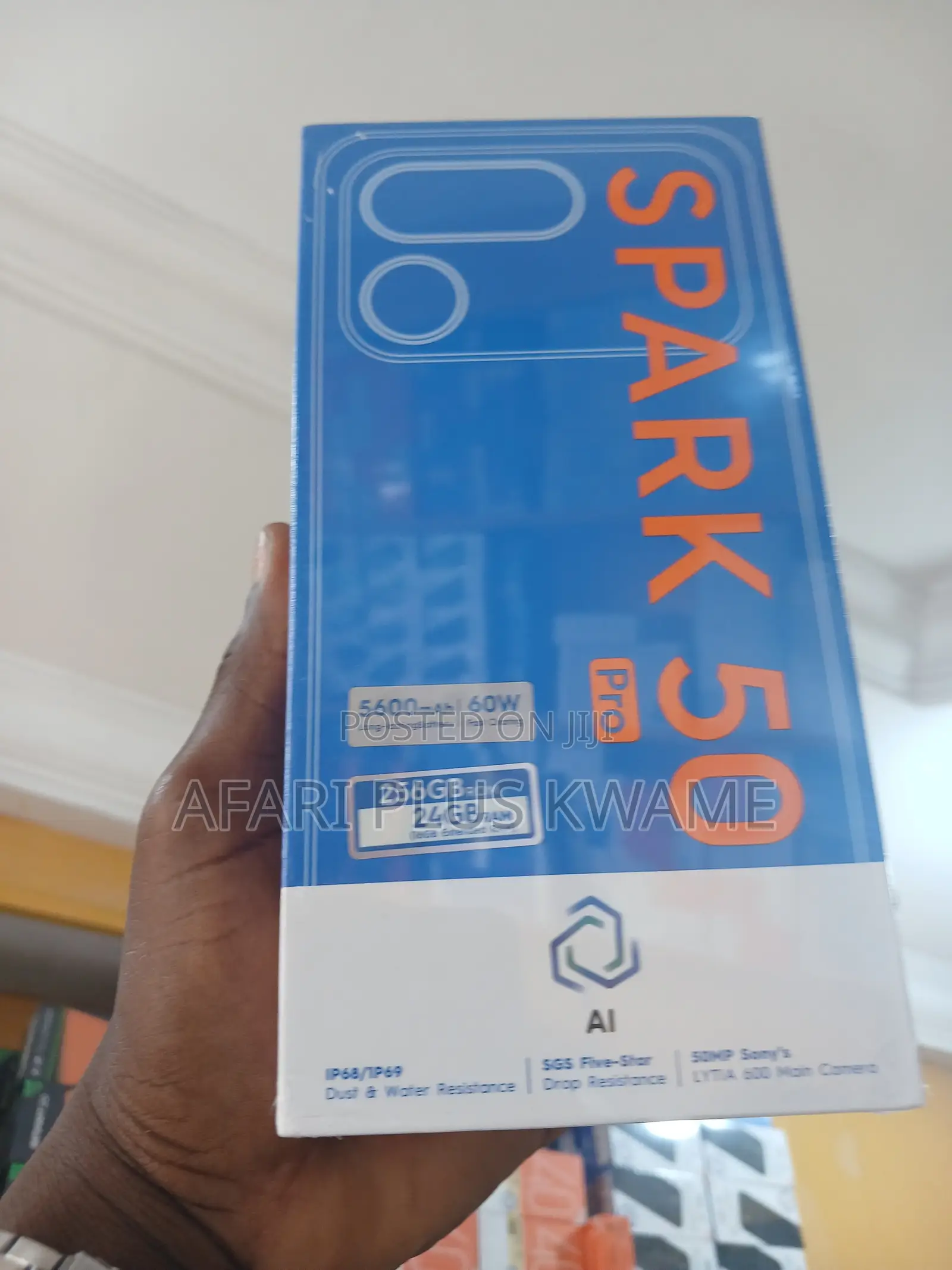 New Tecno Spark 50 Pro 256 GB Black