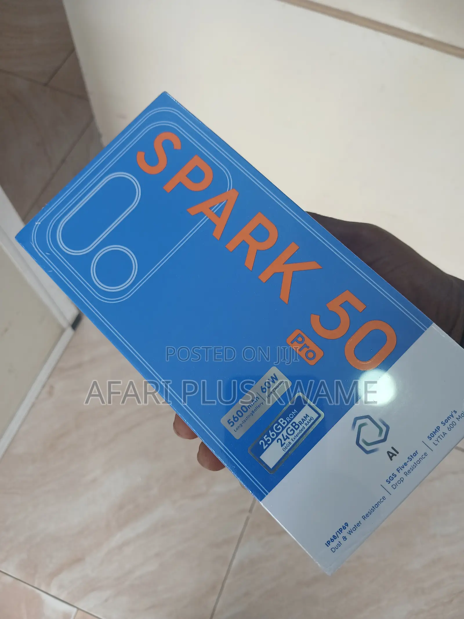 New Tecno Spark 50 Pro 256 GB Black
