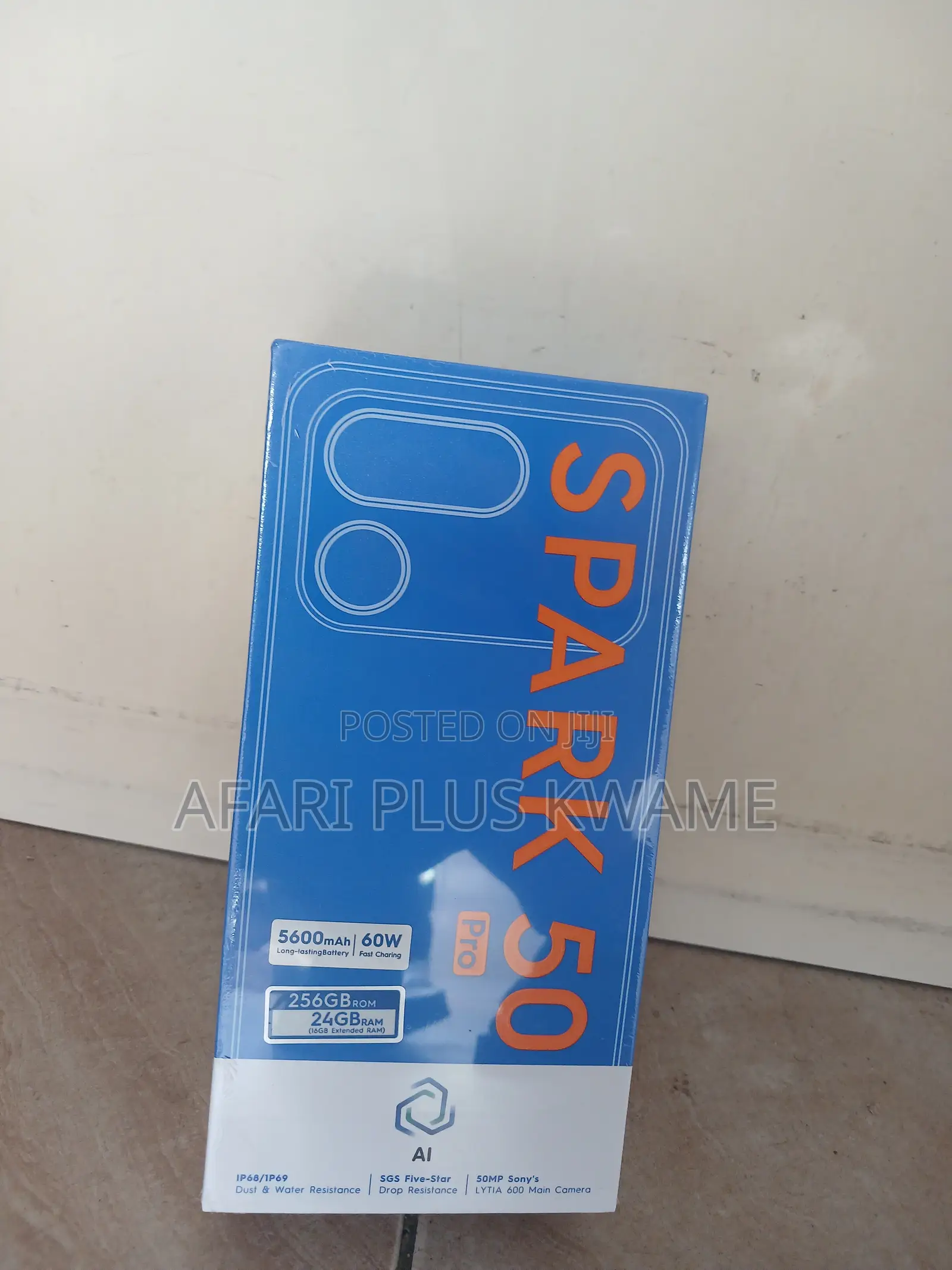 New Tecno Spark 50 Pro 256 GB Black