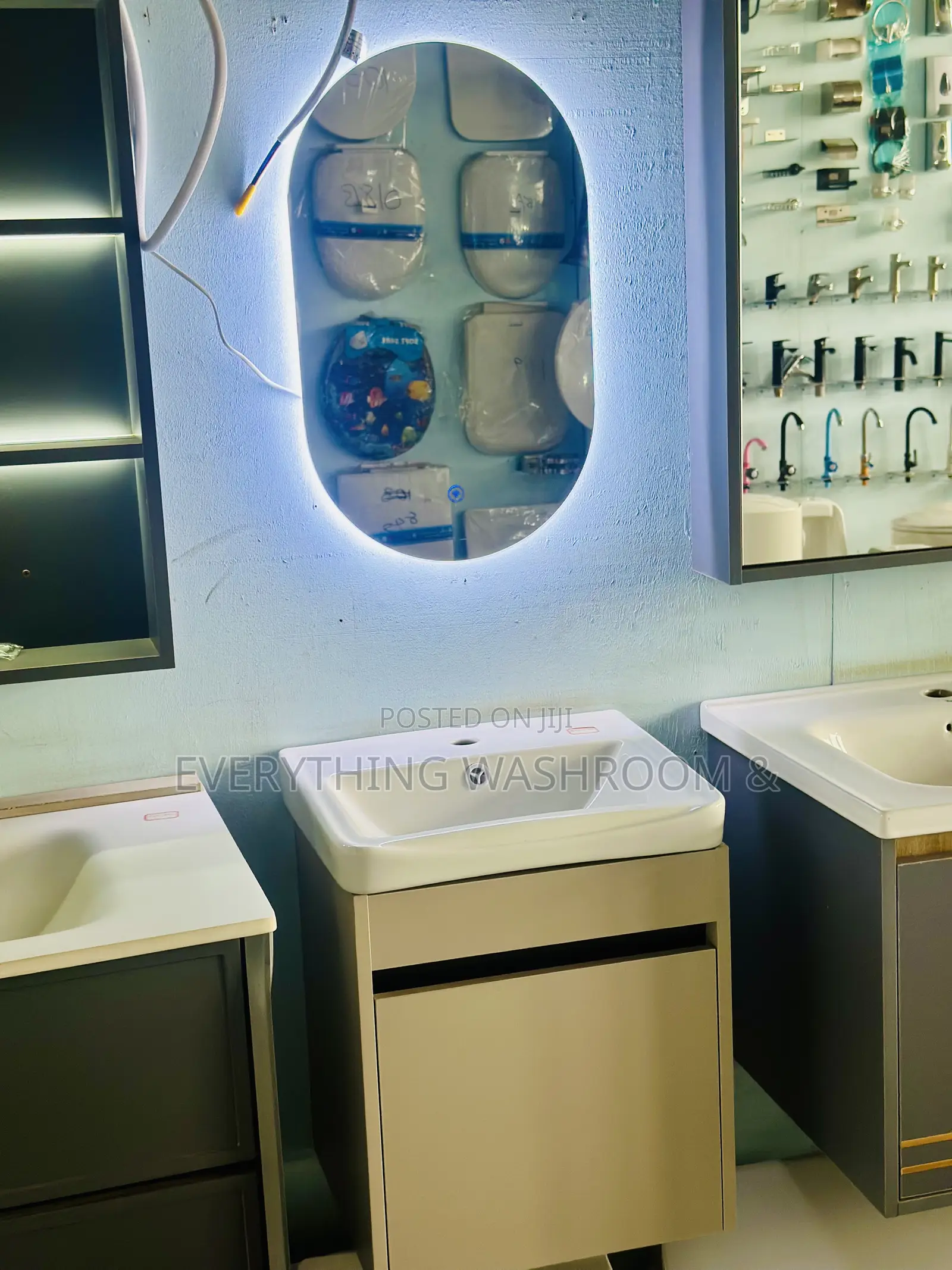 Cabinet Basin With LED Mirror(40cm)