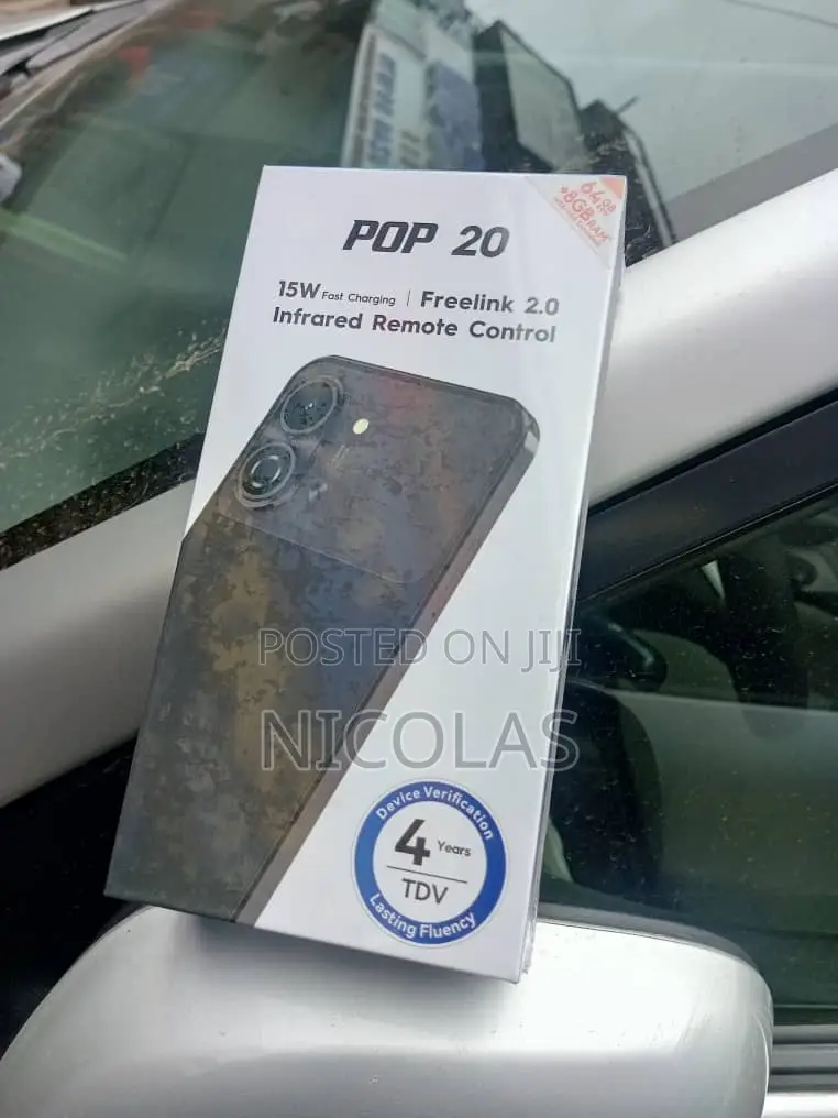 New Tecno Pop 20 64 GB Black