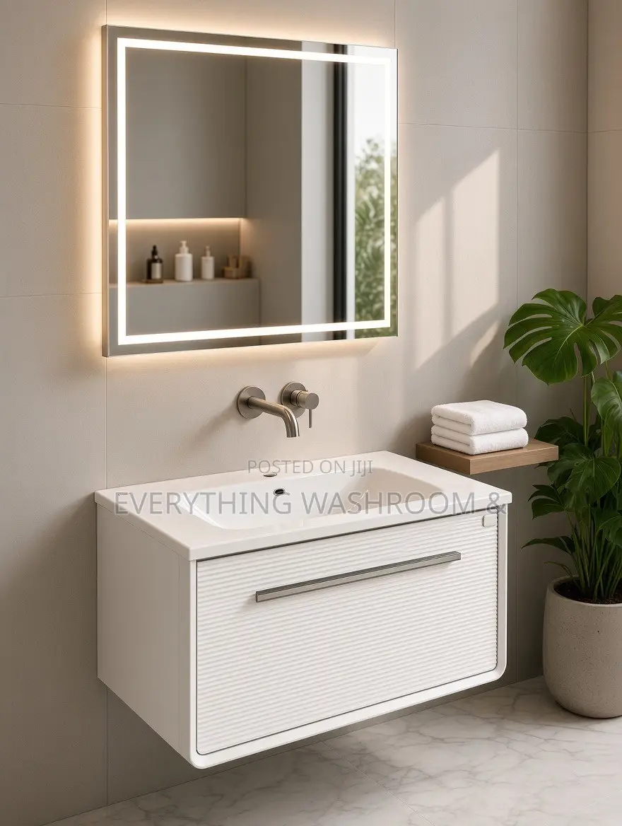 Cabinet Basin With LED Light(80cm)