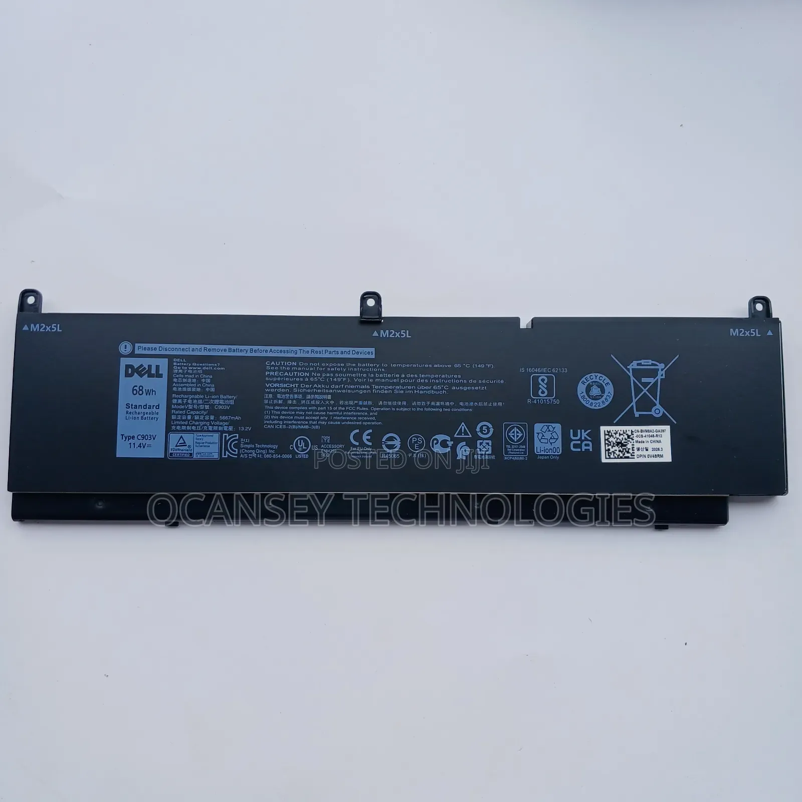 Original Dell C903V PKWVM for Precision 7550 7560