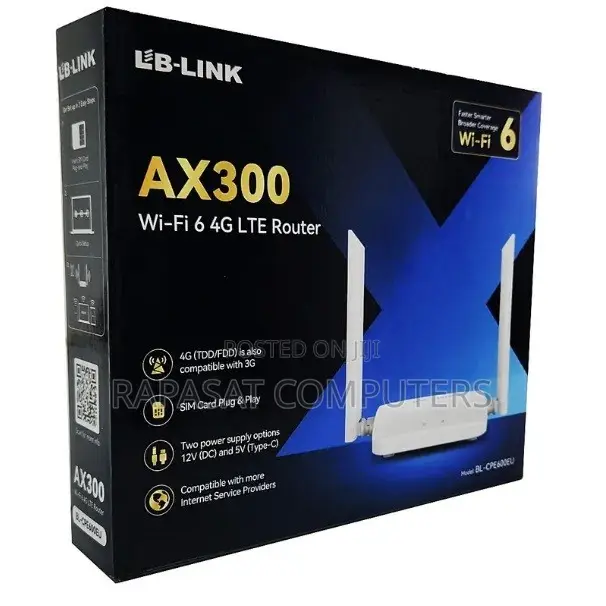Lb-Link Bl-Cpe600eu Ax300 Wi-Fi 6 4g Lte Sim Router