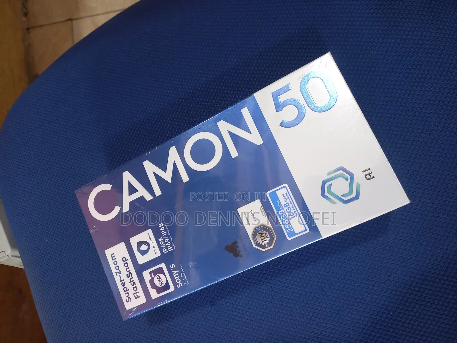 New Tecno Camon 50 256 GB Black