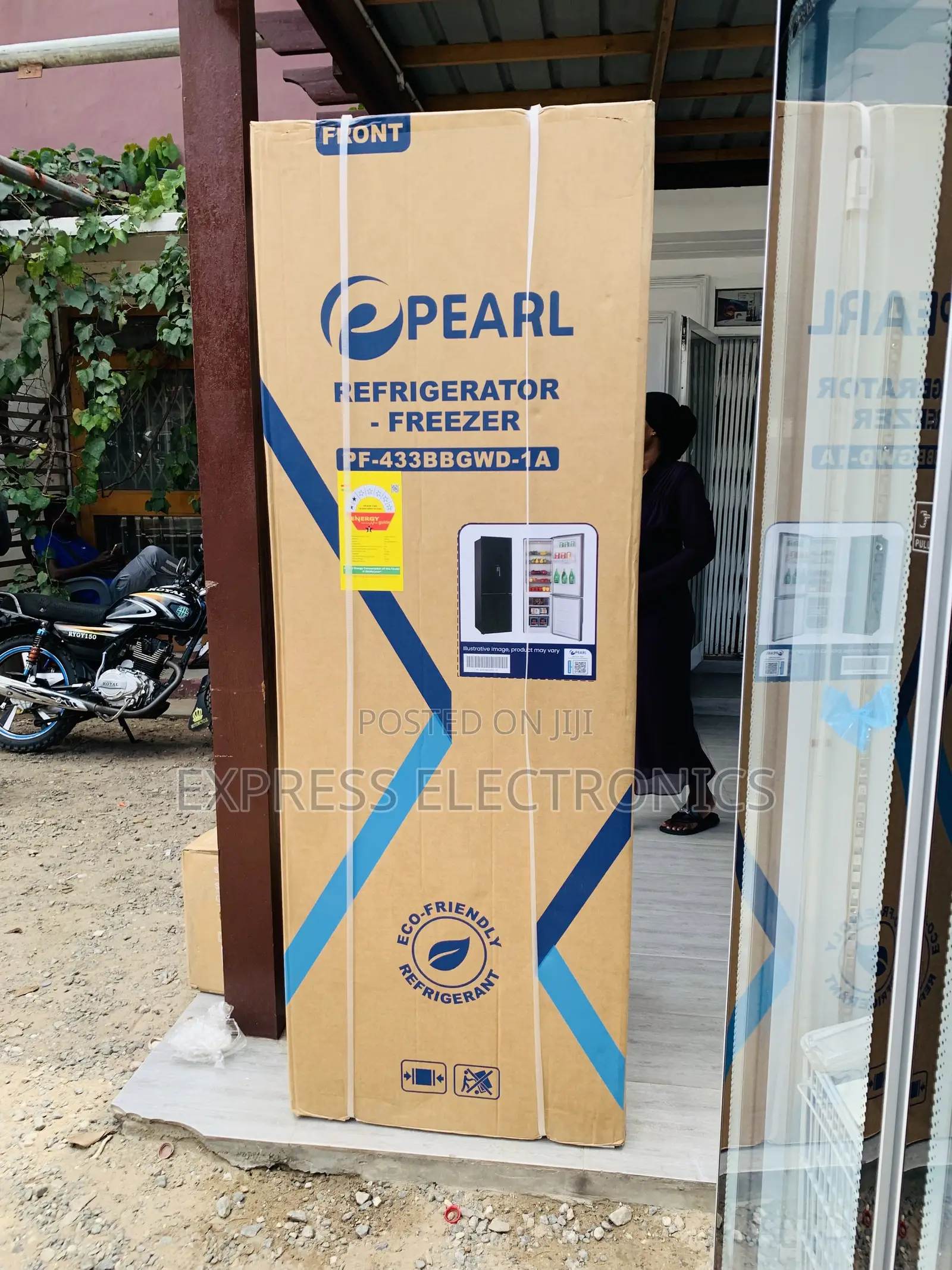 Zealous Sleek Pearl 309L Double Door Fridge (PF-433 Bottom-Freezer