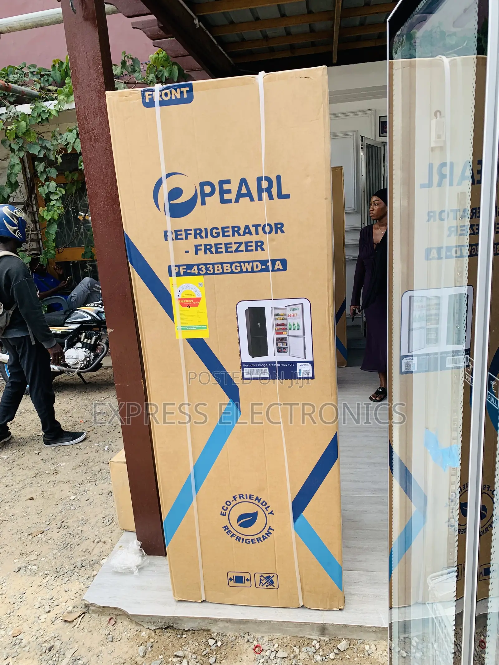 Available Now Pearl 309L Double Door Refrigerator (PF-433 Bottom-Freez