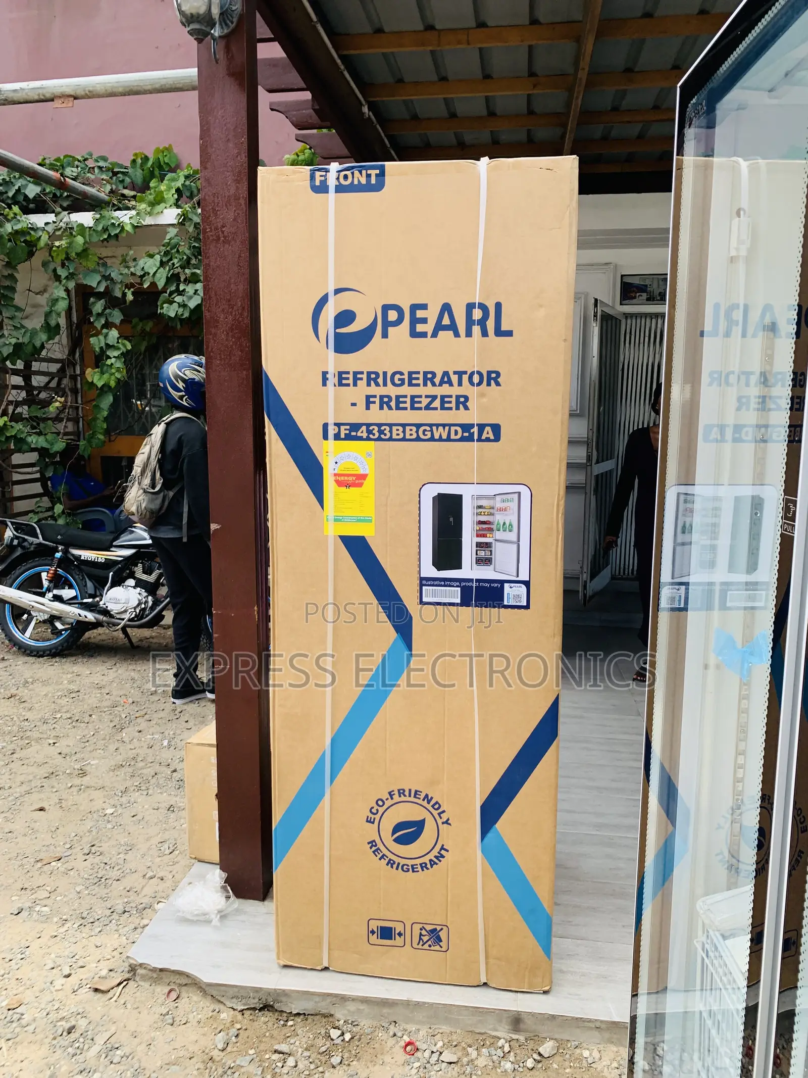 Newly Sealed Pearl 309L Double Door Refrigerator (PF-433 Bottom-Freeze