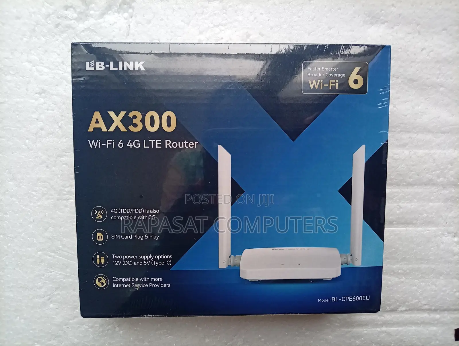 Lblink Ax300 Wifi 6 4g Lte Router Bl-Cpe600eu